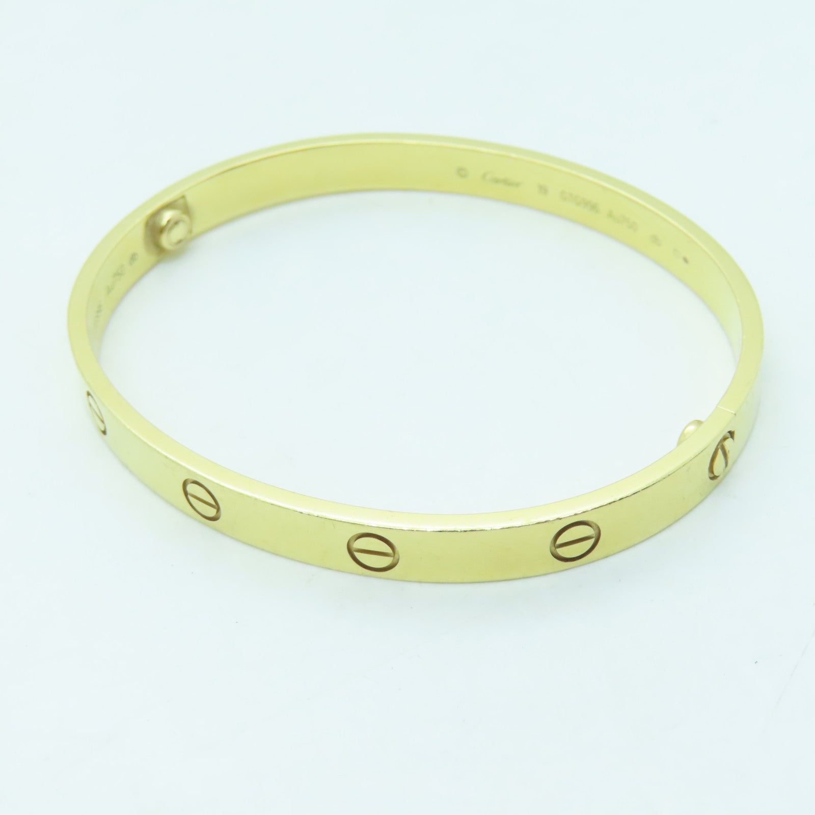 CARTIER 18K Gold Love Bracelet Bracelet Cartier#19