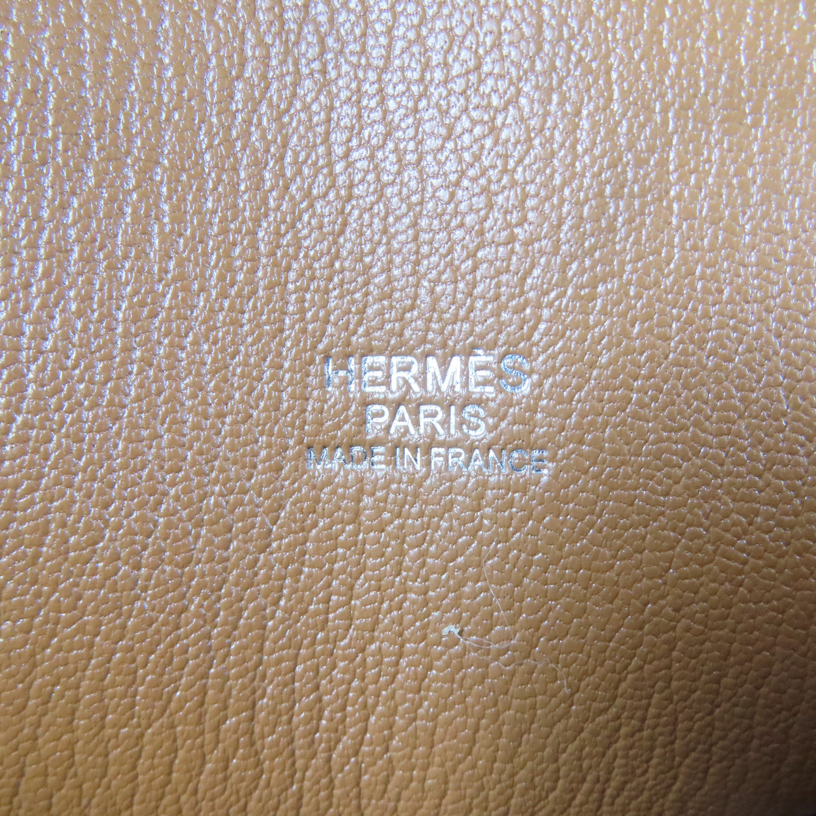 HERMES Clemence皮革Jypsiere 31銀扣肩背袋啡色