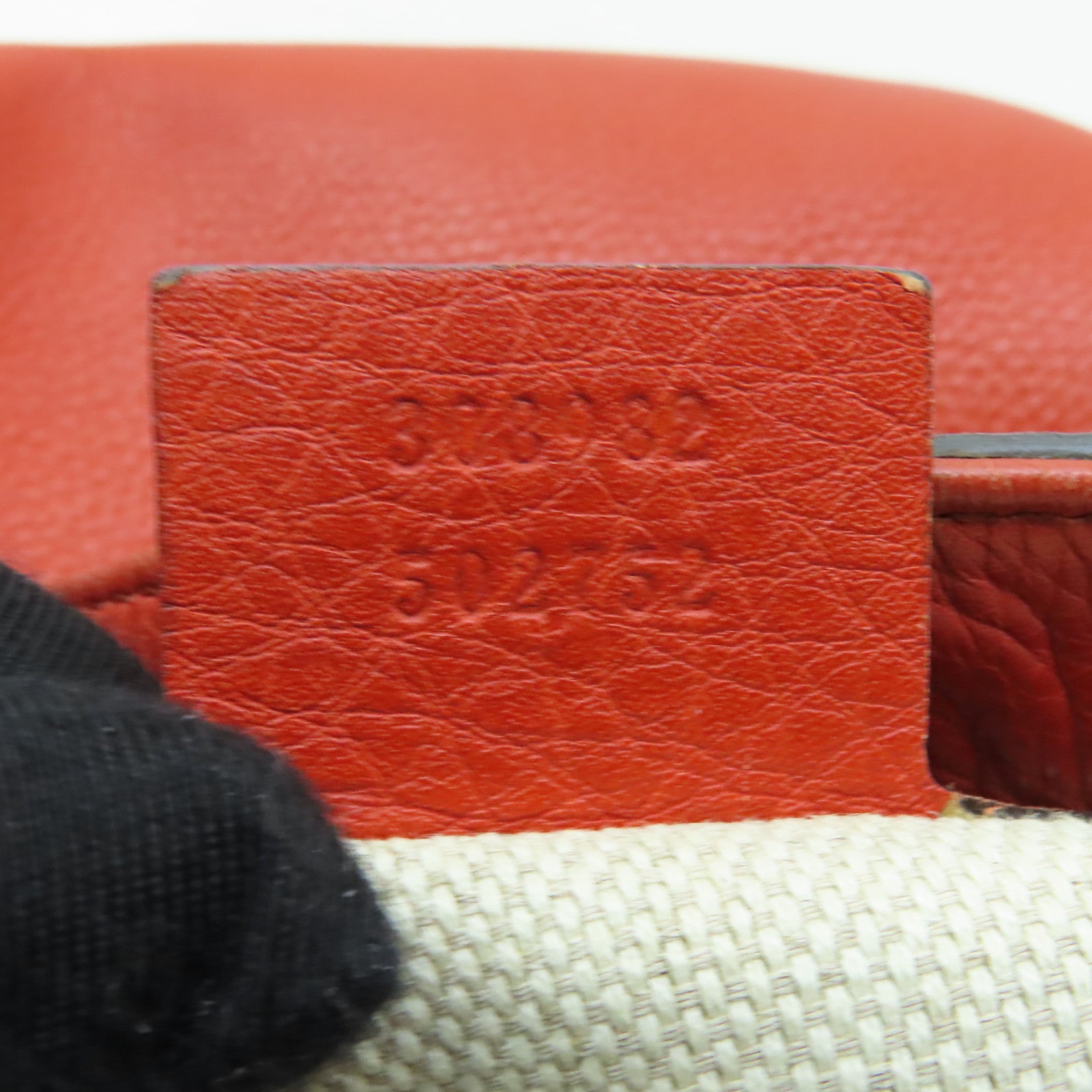 GUCCI 牛皮皮革Chain Shoulder金扣肩背袋橙紅色