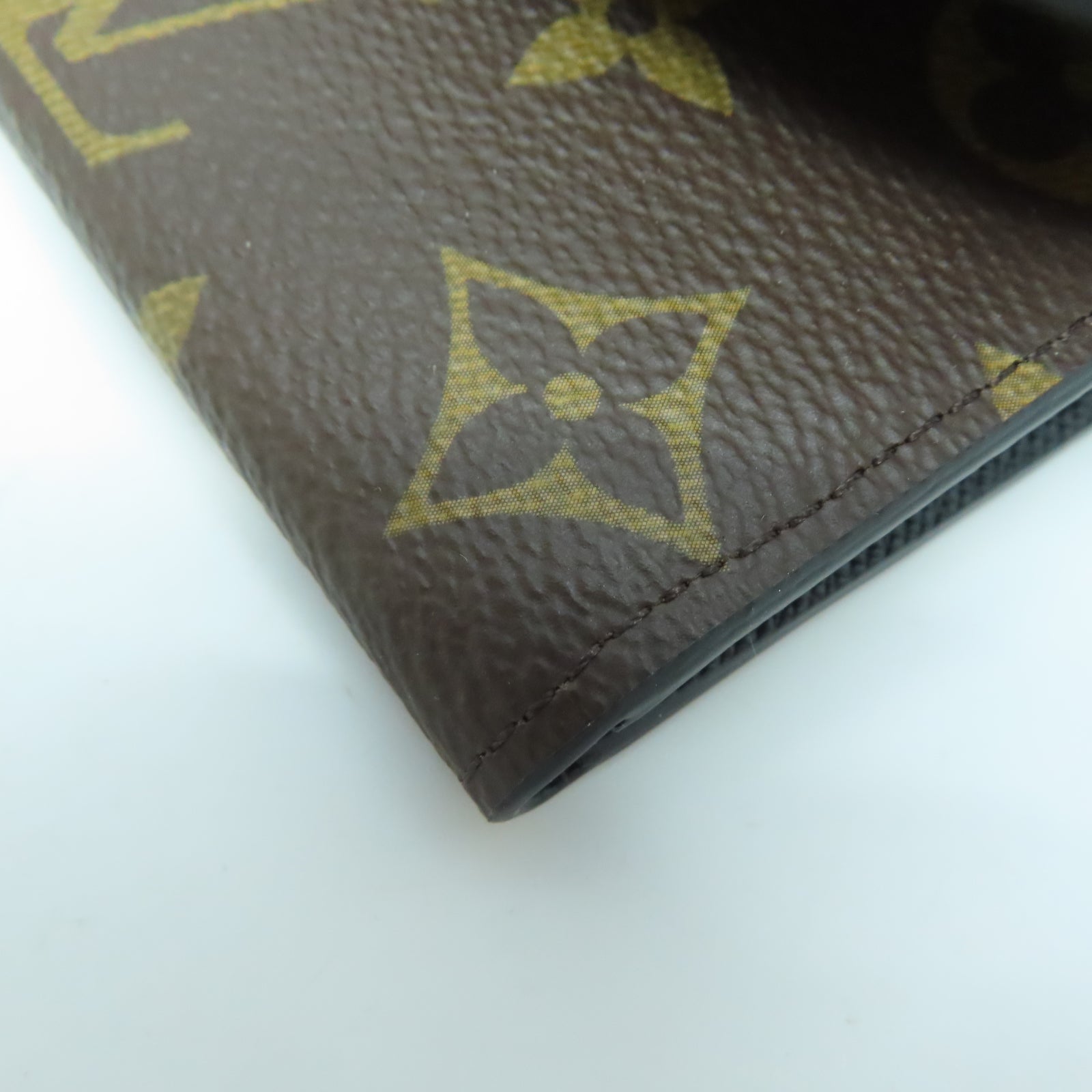 LOUIS VUITTON Monogram Emilie金扣長錢包啡色