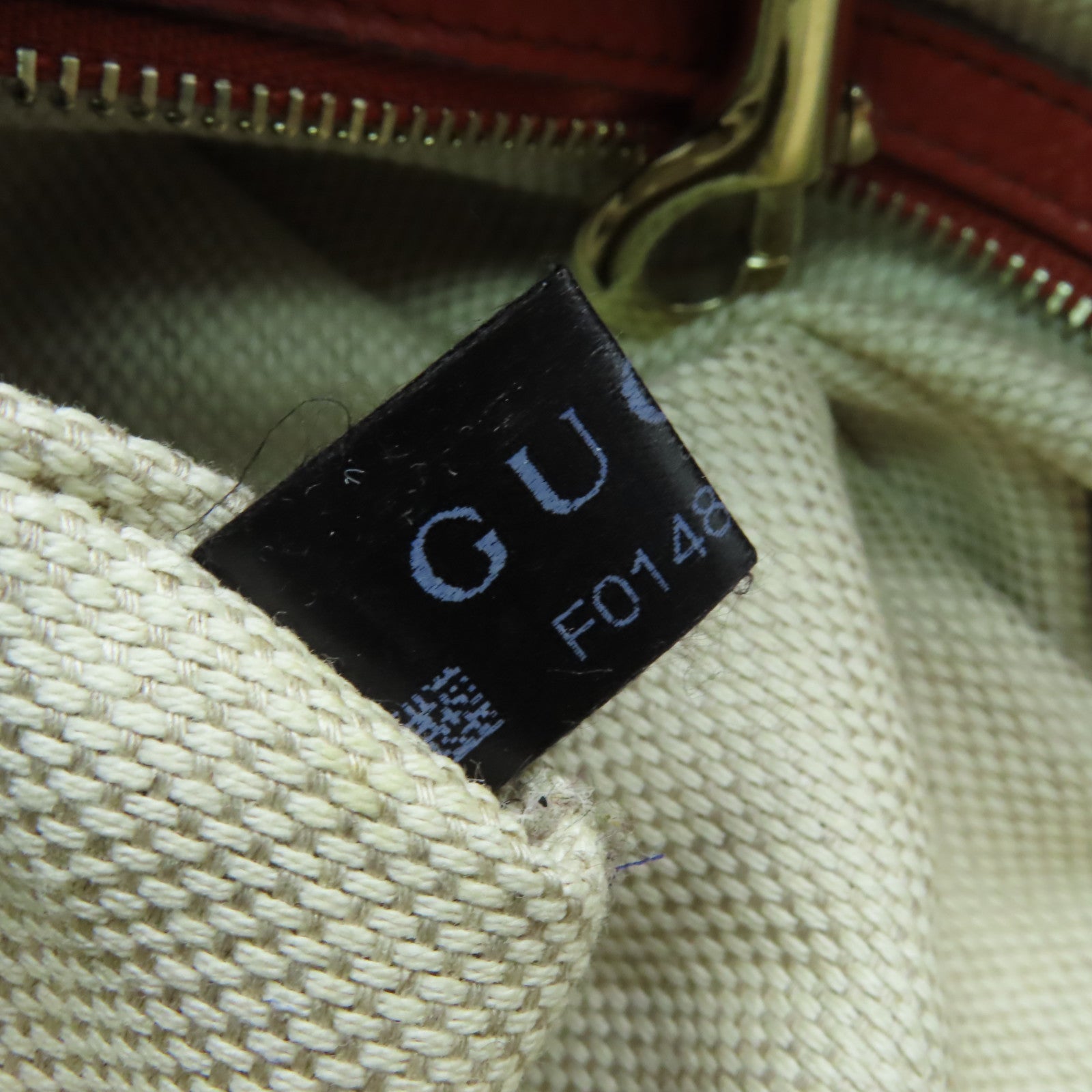 GUCCI 牛皮皮革Chain Shoulder金扣肩背袋橙紅色