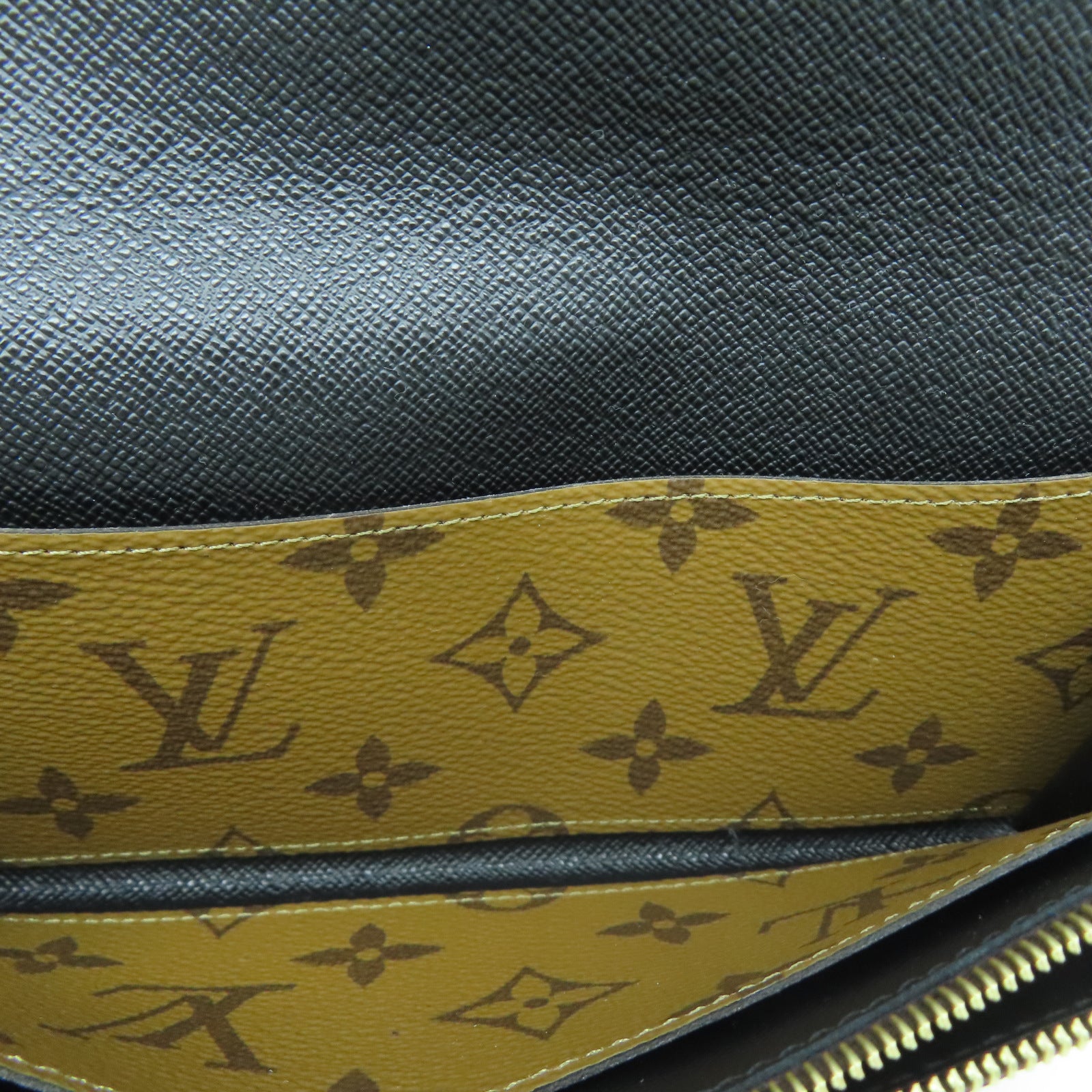 LOUIS VUITTON Monogram Emilie金扣長錢包啡色