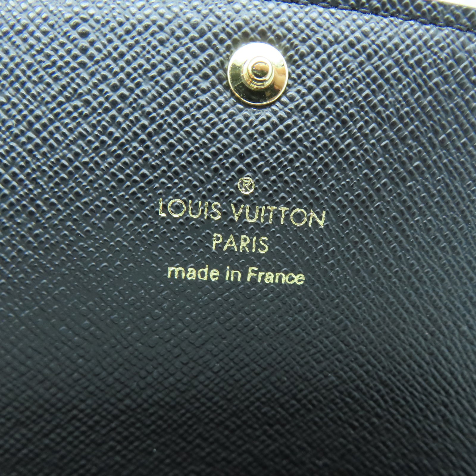 LOUIS VUITTON Monogram Emilie金扣長錢包啡色