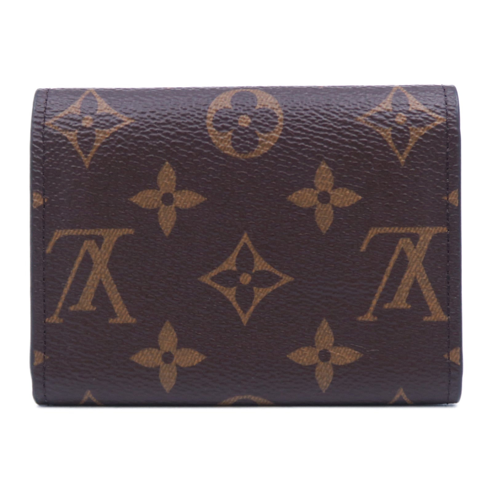 LOUIS VUITTON Monogram Rosalie Card Case金扣卡片套啡色/粉紅色