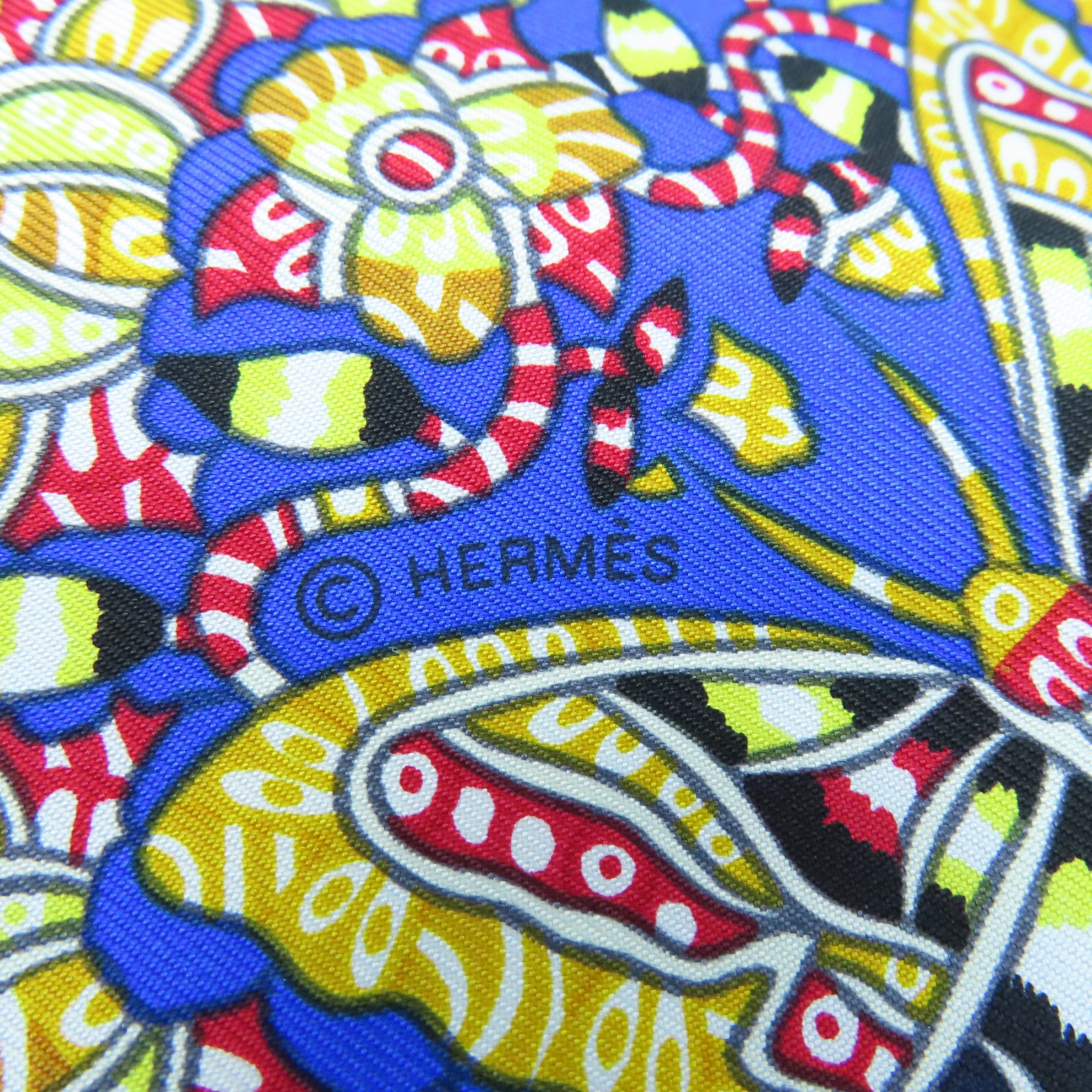 HERMES 丝质Scarf丝巾蓝色/彩色