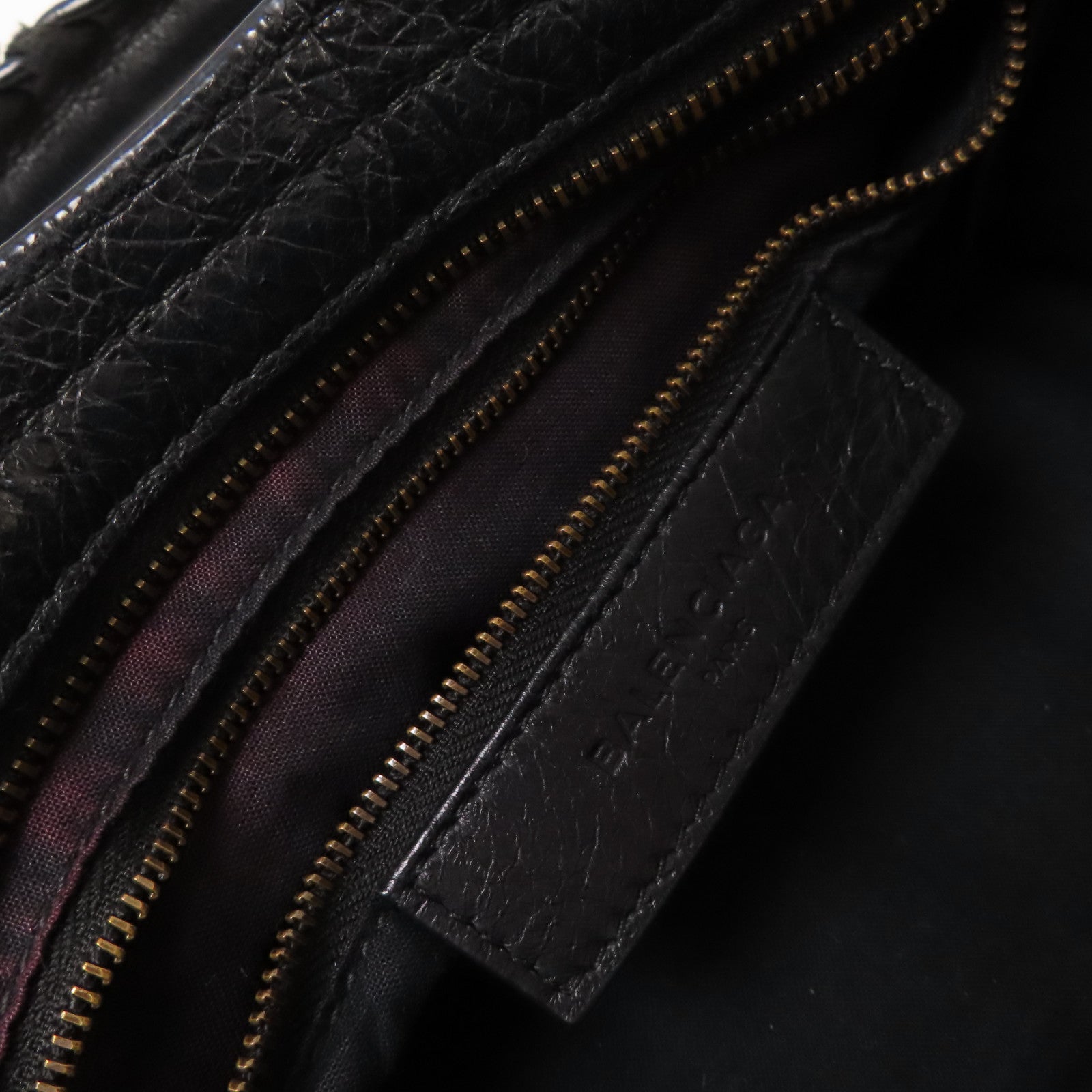 BALENCIAGA 牛皮皮革Graffiti City 2way Shoulder Bag金扣手挽肩背兩用袋黑色/彩色