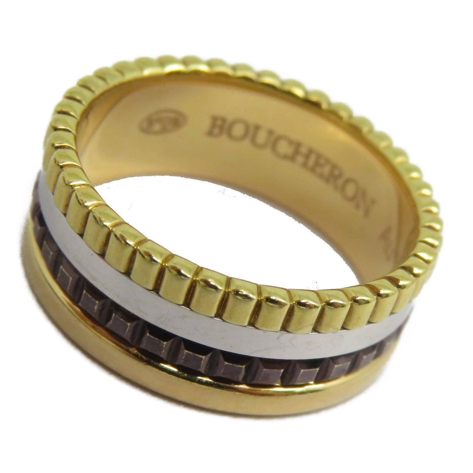 Boucheron 18K白金/玫瑰金/黃金Quatre Classique戒指BOUCHERON#48/US#4