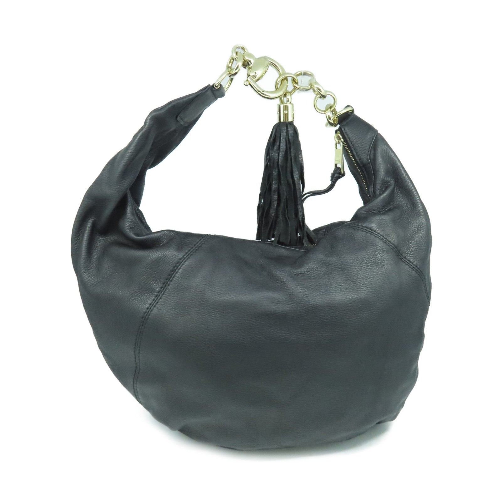 GUCCI 牛皮皮革Sienna Shoulder Bag肩背袋黑色