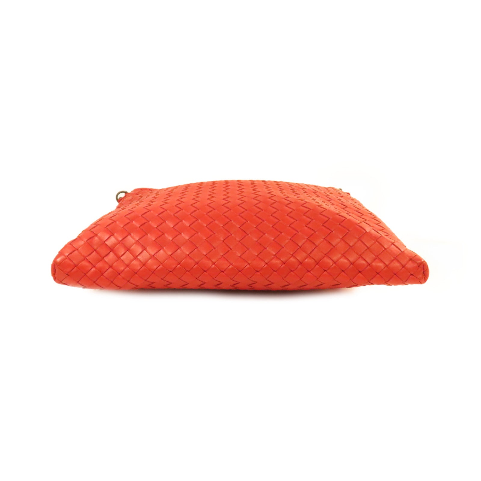 BOTTEGA VENETA 織紋皮革Shoulder Bag肩背袋紅色