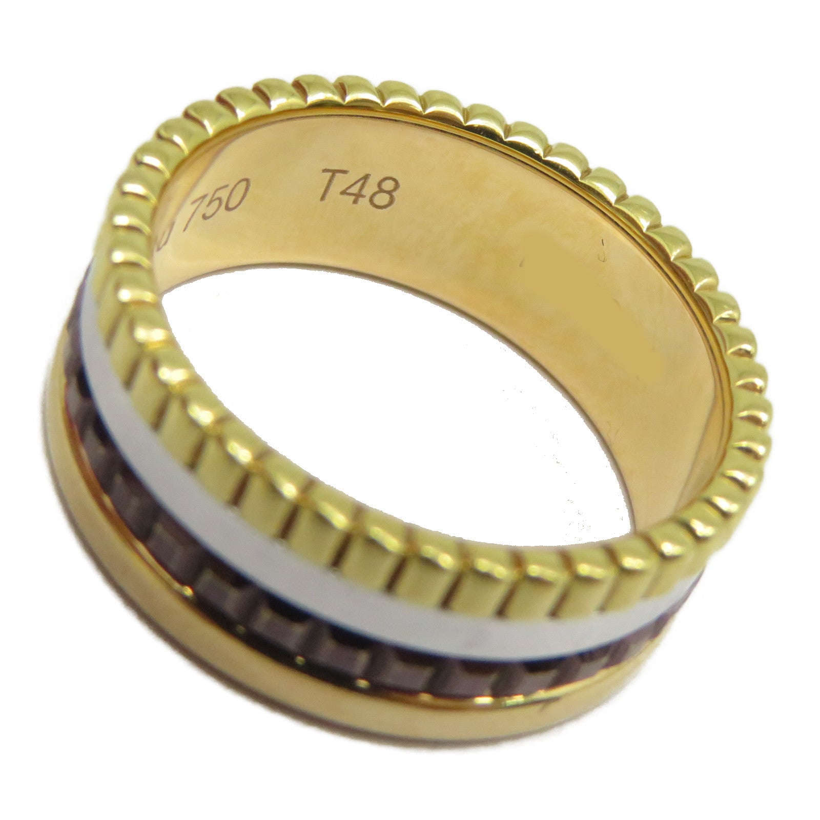 Boucheron 18K白金/玫瑰金/黃金Quatre Classique戒指BOUCHERON#48/US#4
