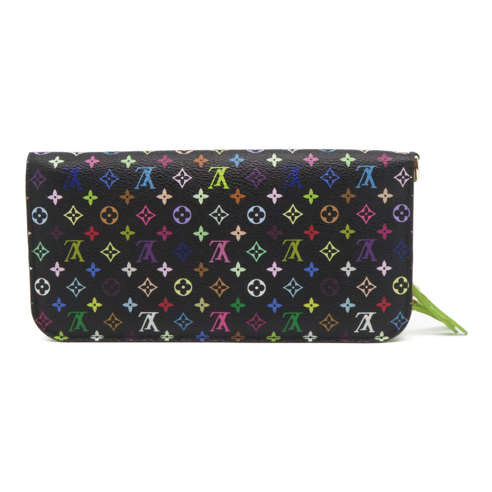 LOUIS VUITTON Monogram Multicolore Long Wallet金扣長錢包黑色/彩色