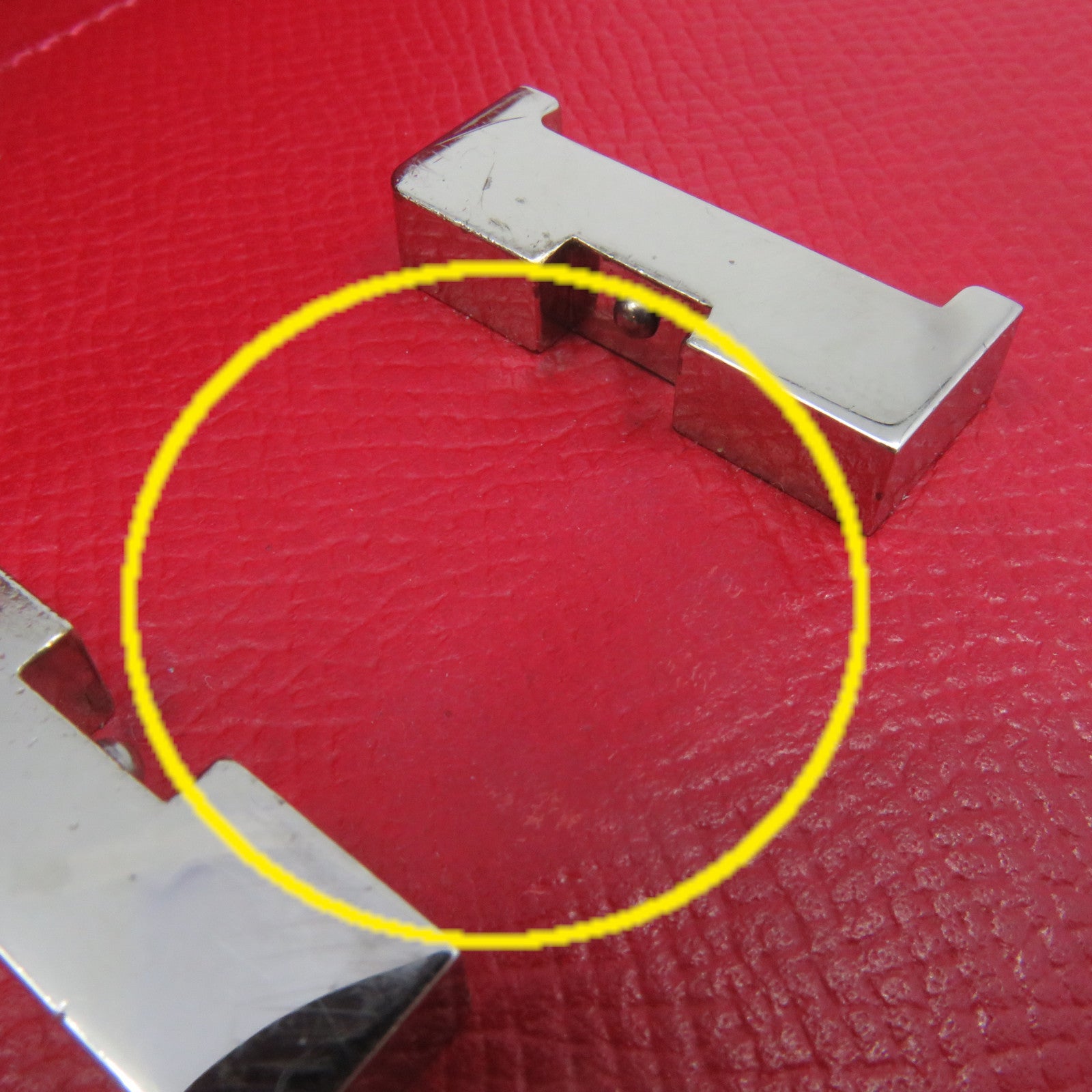 HERMES Epsom皮革Constance Wallet銀扣長錢包Rouge Casaque紅色
