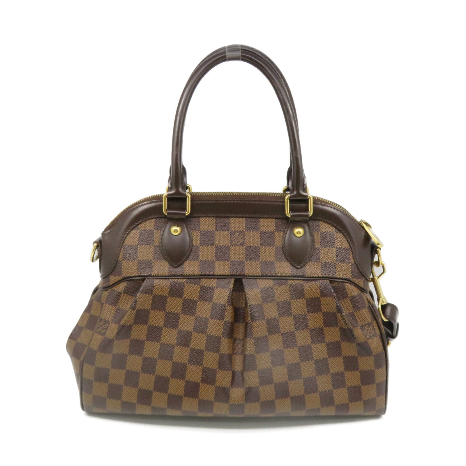 LOUIS VUITTON Damier Trevi PM 2Way Shoulder Bag手挽肩背兩用袋啡色