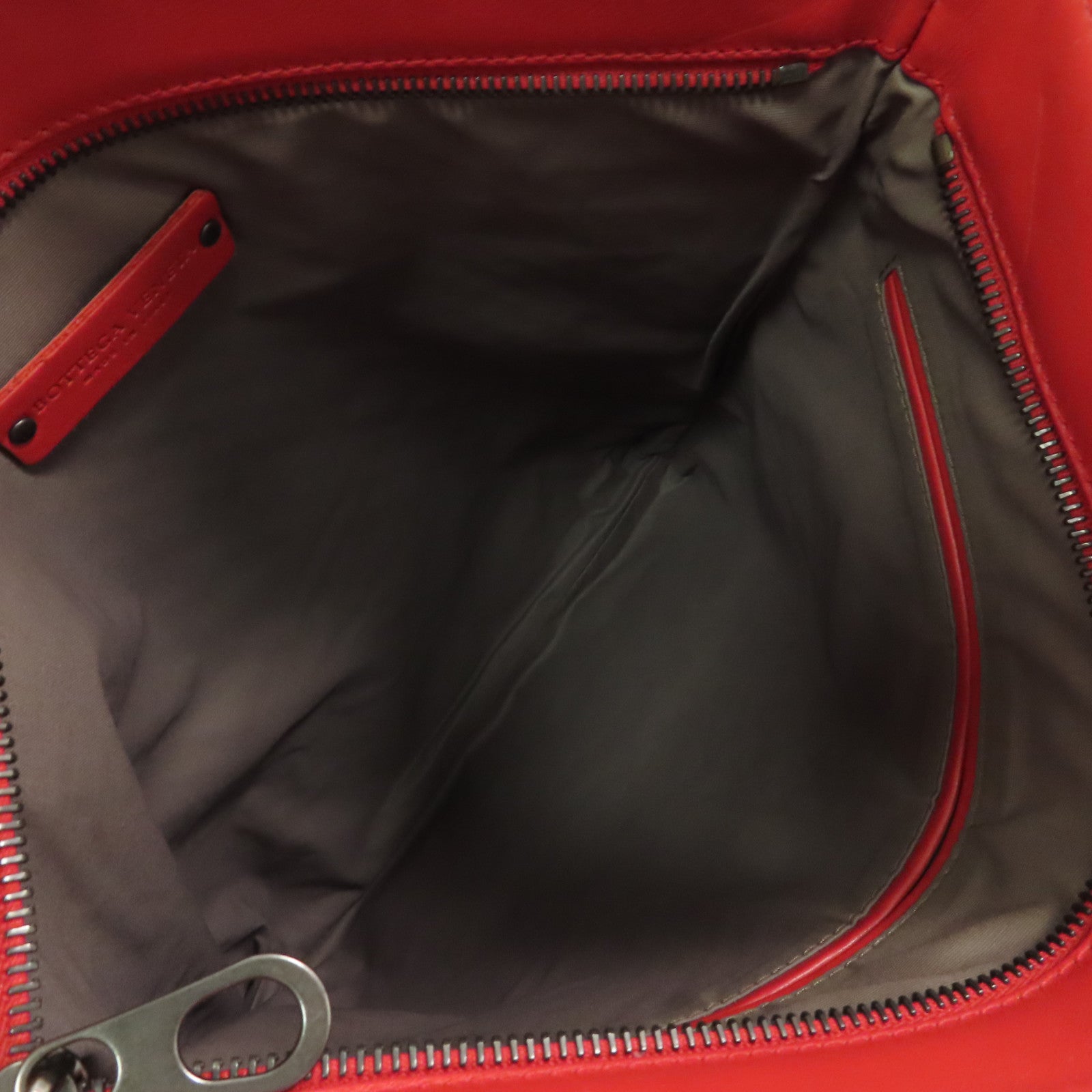 BOTTEGA VENETA 織紋皮革Shoulder Bag肩背袋紅色