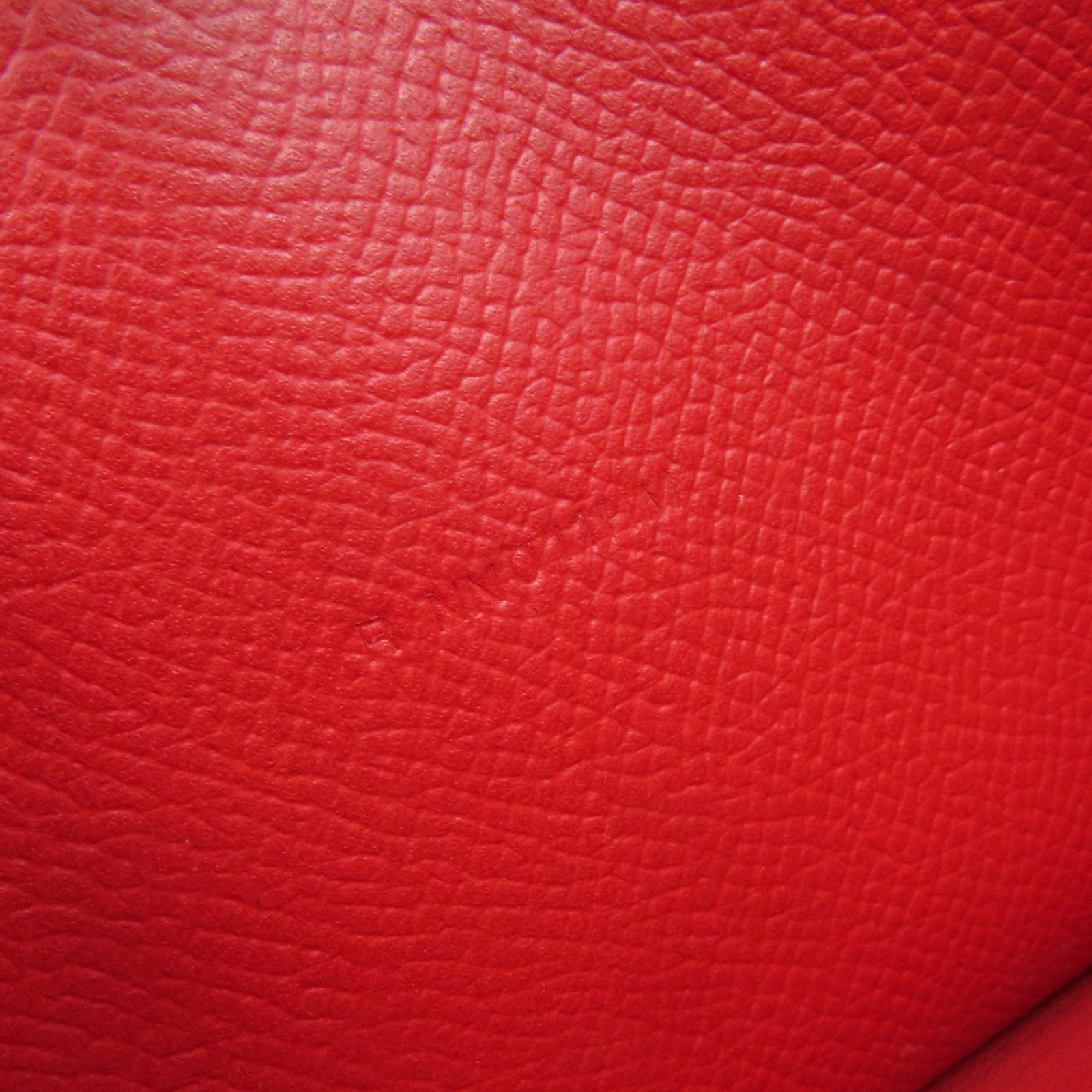 HERMES Epsom皮革Constance Wallet銀扣長錢包Rouge Casaque紅色