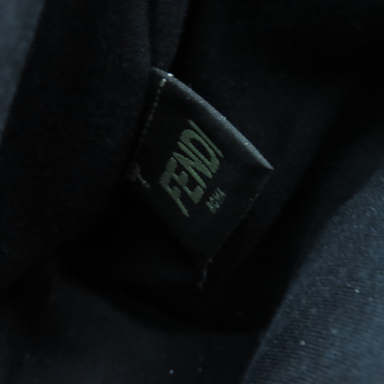 FENDI 牛皮皮革2 Jours銀扣手挽肩背兩用袋黑色