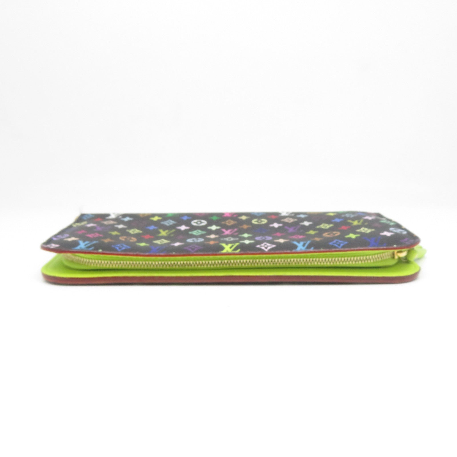 LOUIS VUITTON Monogram Multicolore Long Wallet金扣長錢包黑色/彩色