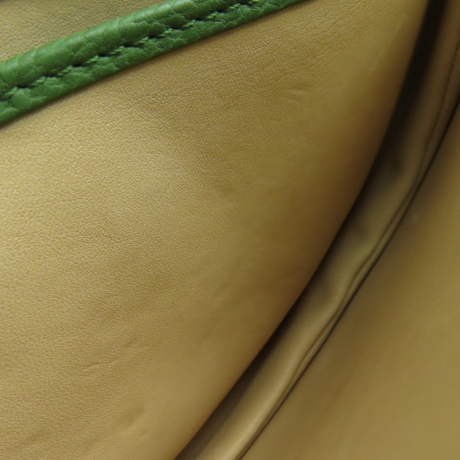 Delvaux 牛皮皮革Le Mutin Mini Shoulder Bag金扣肩背袋绿色
