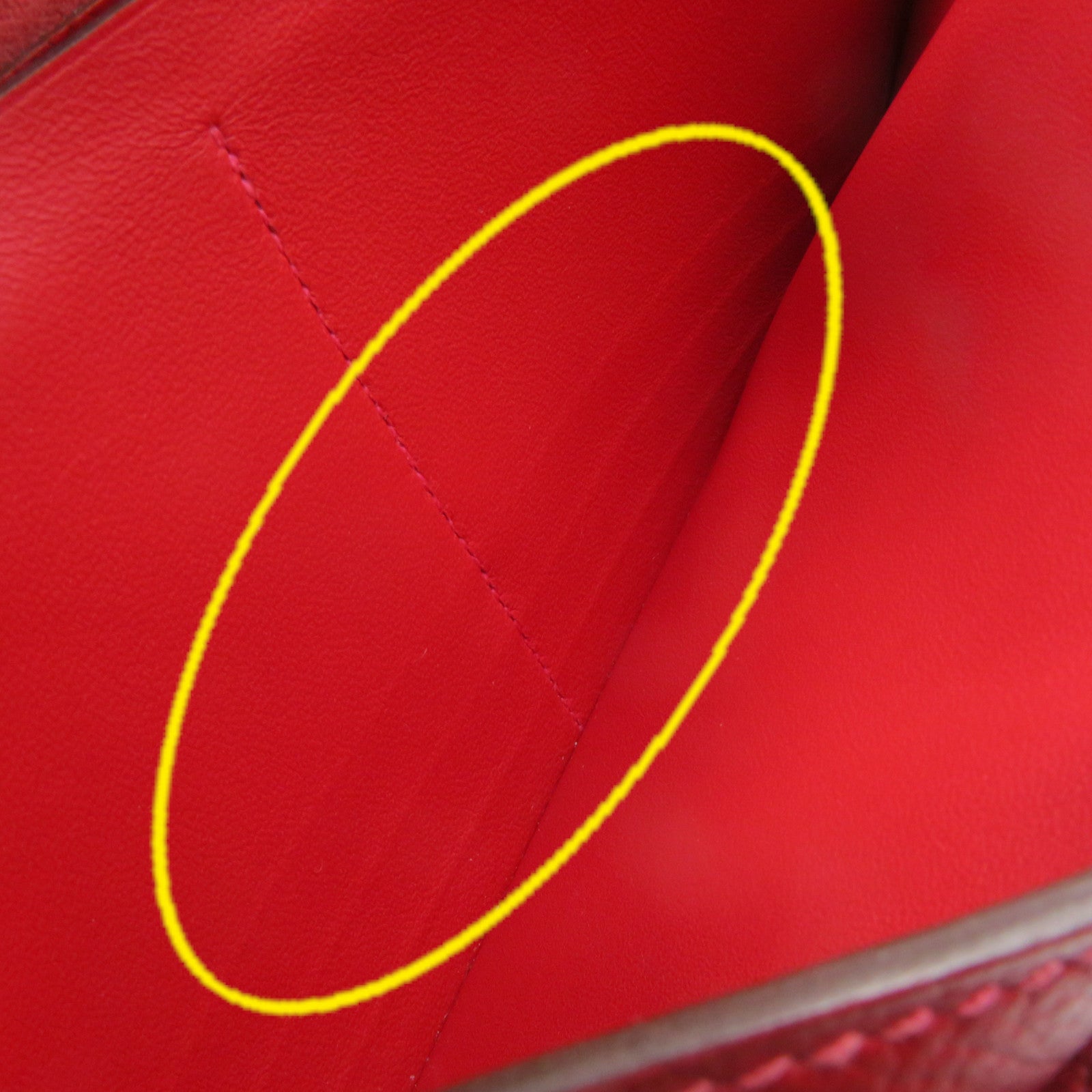 HERMES Epsom皮革Constance Wallet銀扣長錢包Rouge Casaque紅色