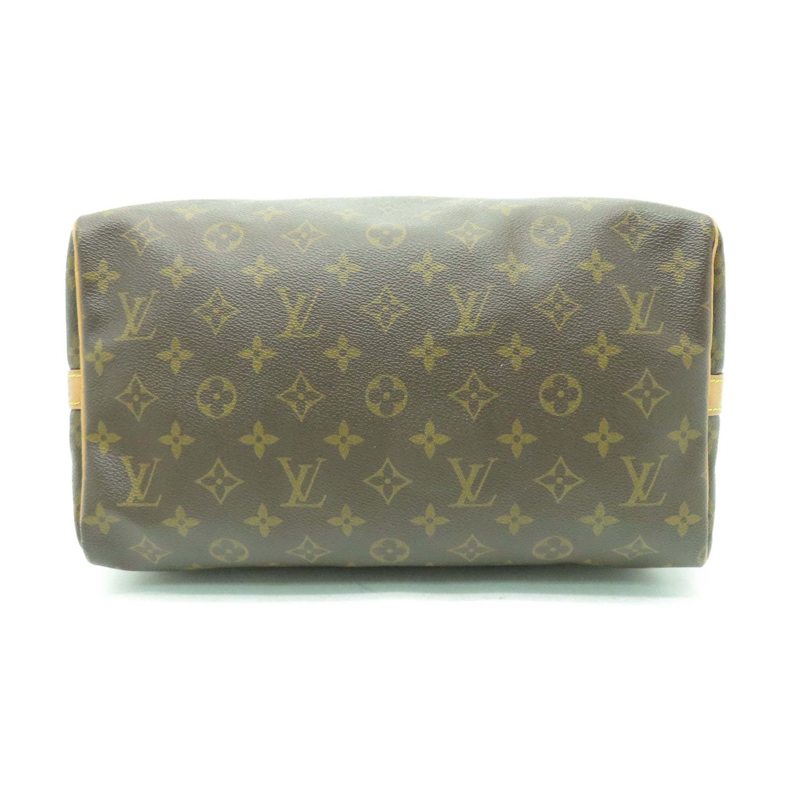 LOUIS VUITTON Monogram Speedy Bandouliere 30金扣手挽肩背兩用袋棕色
