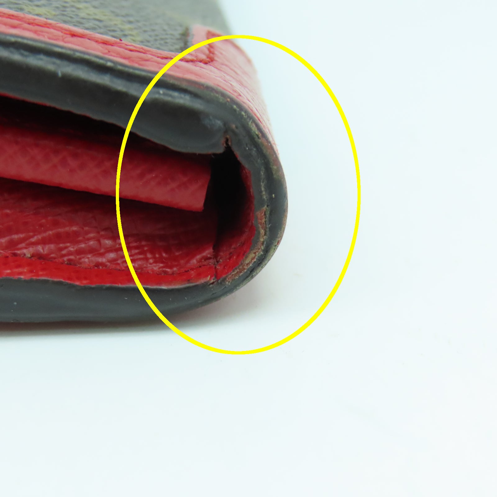 LOUIS VUITTON Monogram Sarah Wallet Retiro金扣長錢包啡色/紅色