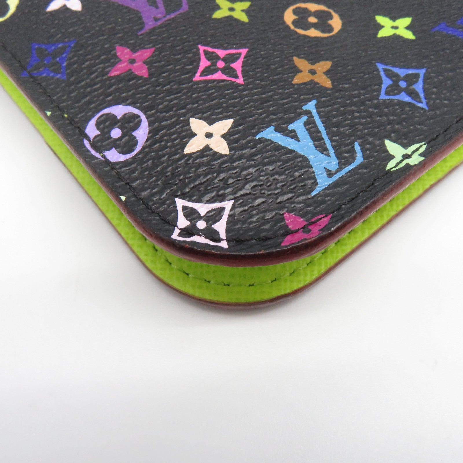 LOUIS VUITTON Monogram Multicolore Long Wallet金扣長錢包黑色/彩色