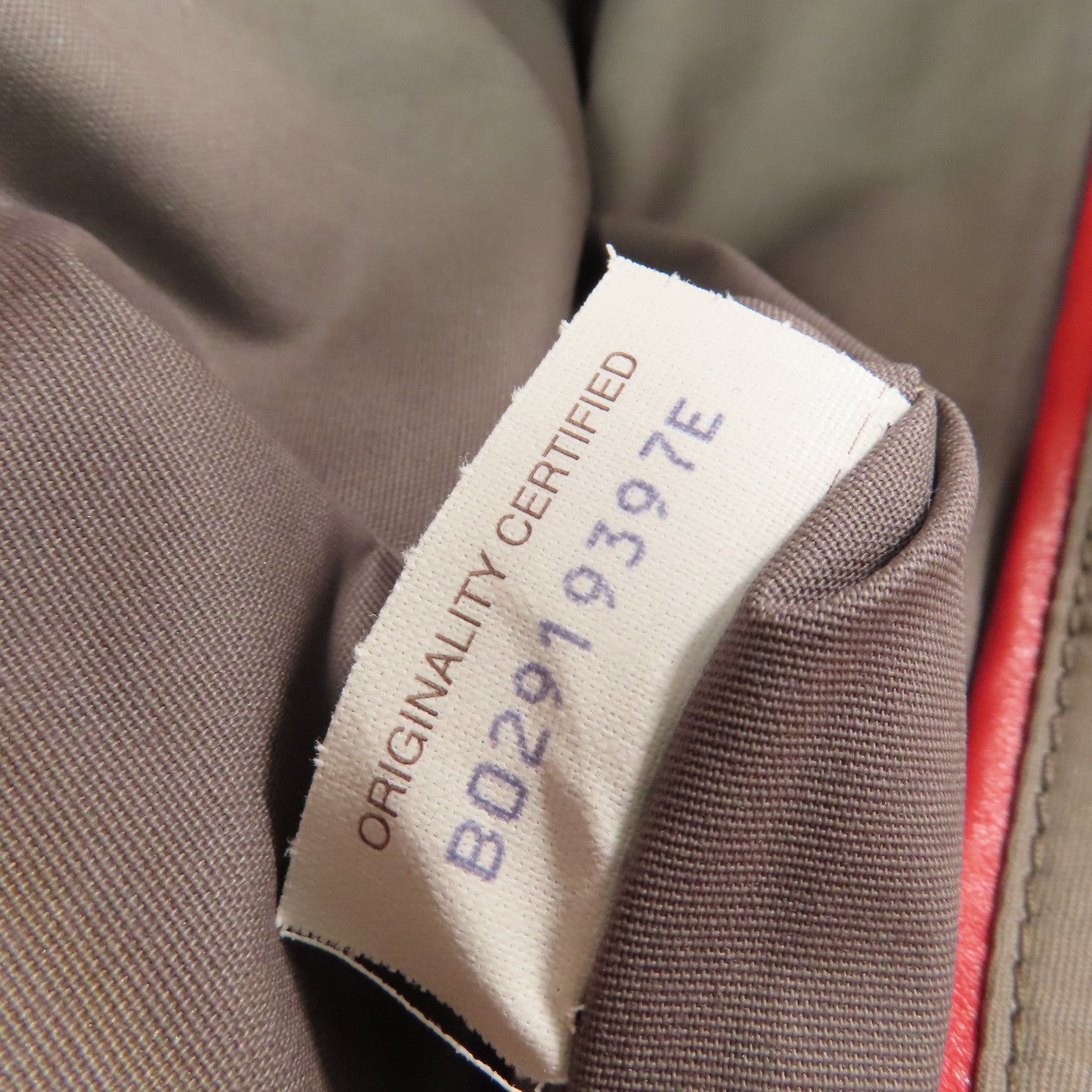 BOTTEGA VENETA 織紋皮革Shoulder Bag肩背袋紅色