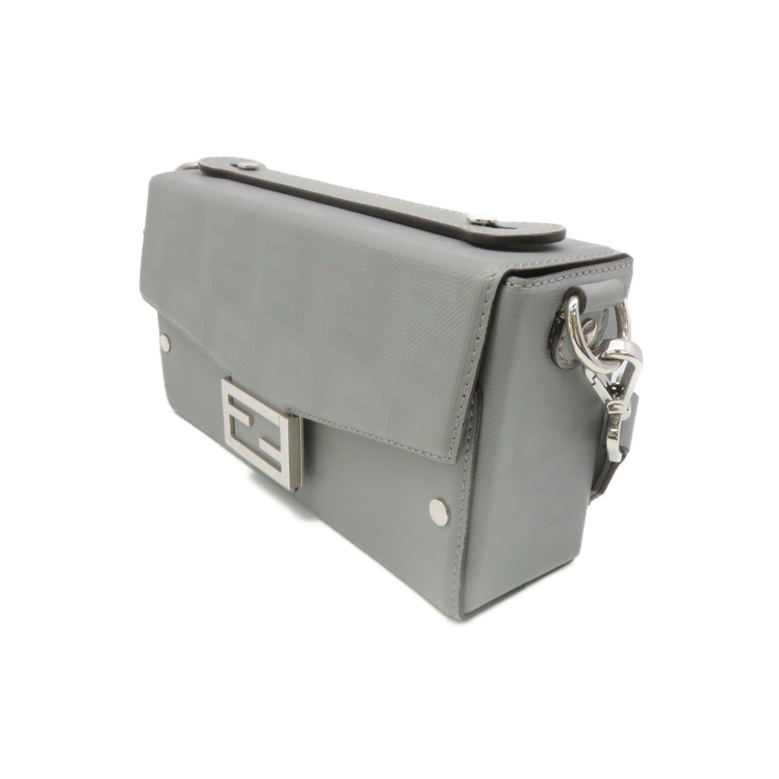 FENDI 牛皮皮革Soft Trunk Baguette 2Way Shoulder Bag手挽肩背