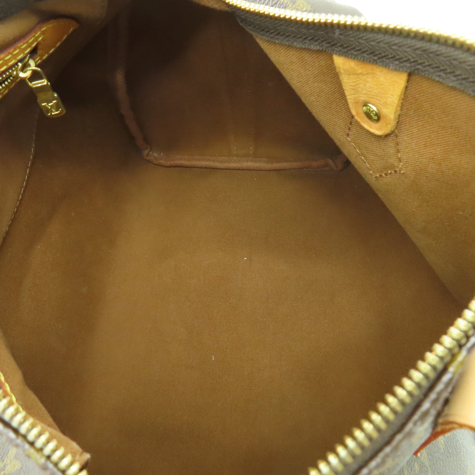 LOUIS VUITTON Monogram Speedy Bandouliere 30金扣手挽肩背兩用袋棕色