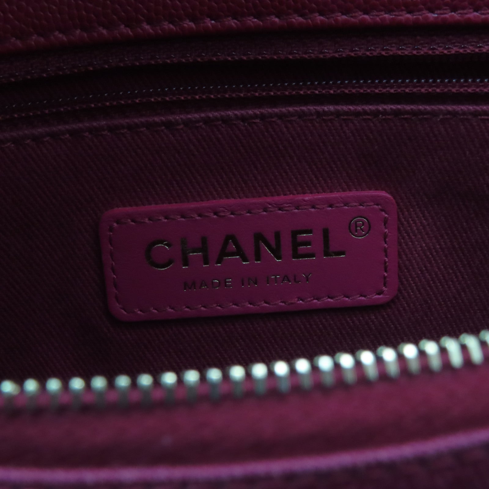 CHANEL 菱格Caviar皮革Coco Handle 29金扣手挽肩背兩用袋粉紅色