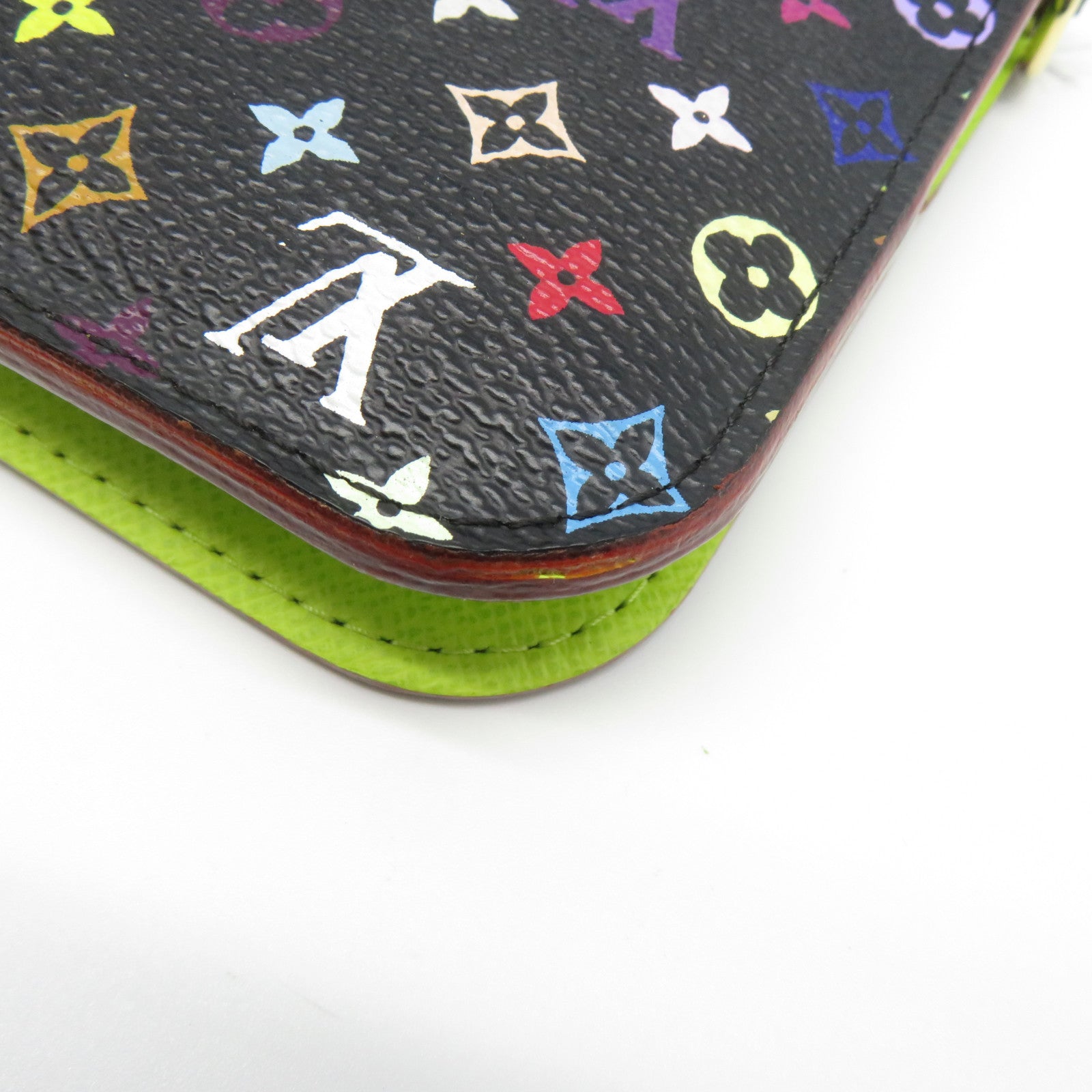 LOUIS VUITTON Monogram Multicolore Long Wallet金扣長錢包黑色/彩色