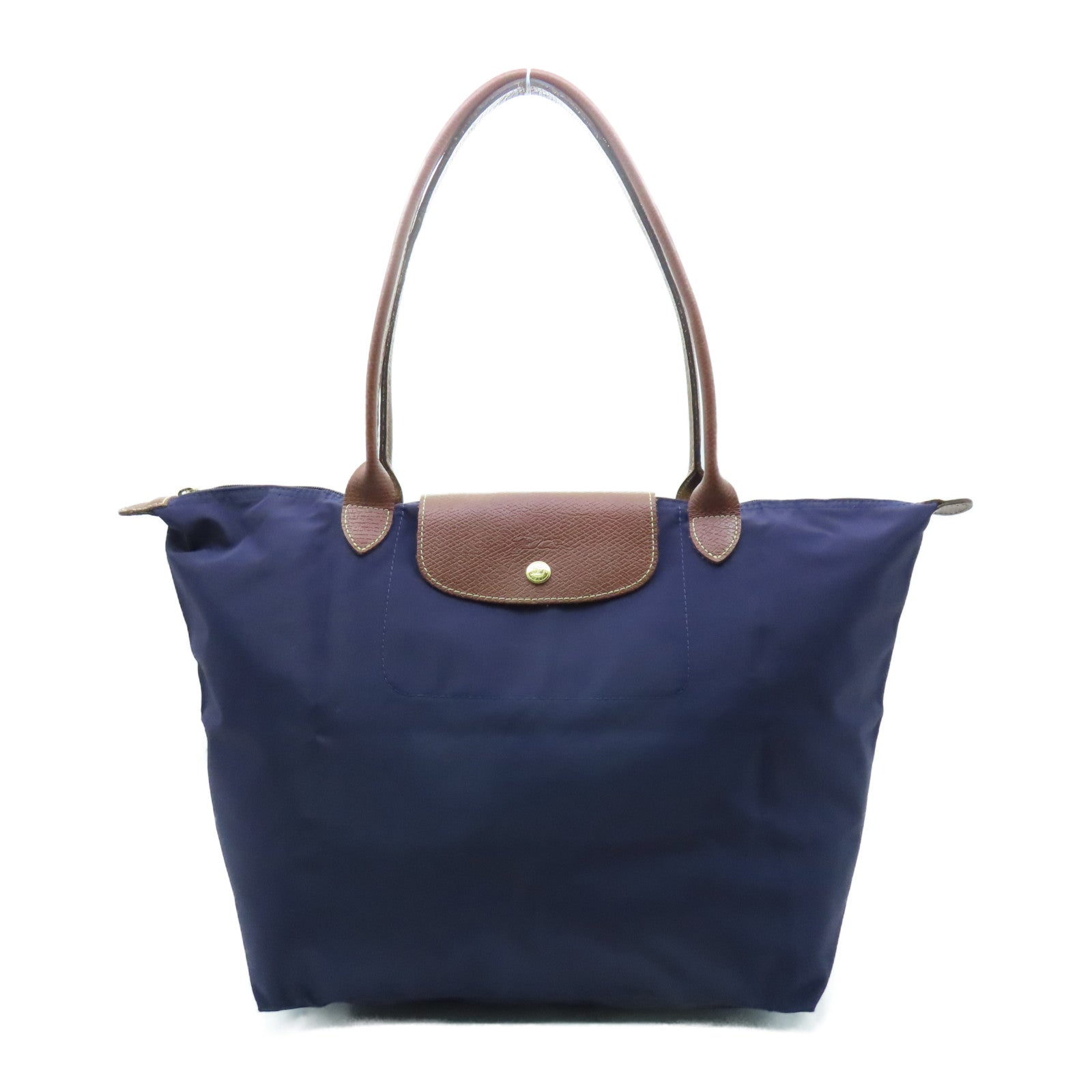 Longchamp 尼龍Shoulder Bag金扣肩背袋紫色