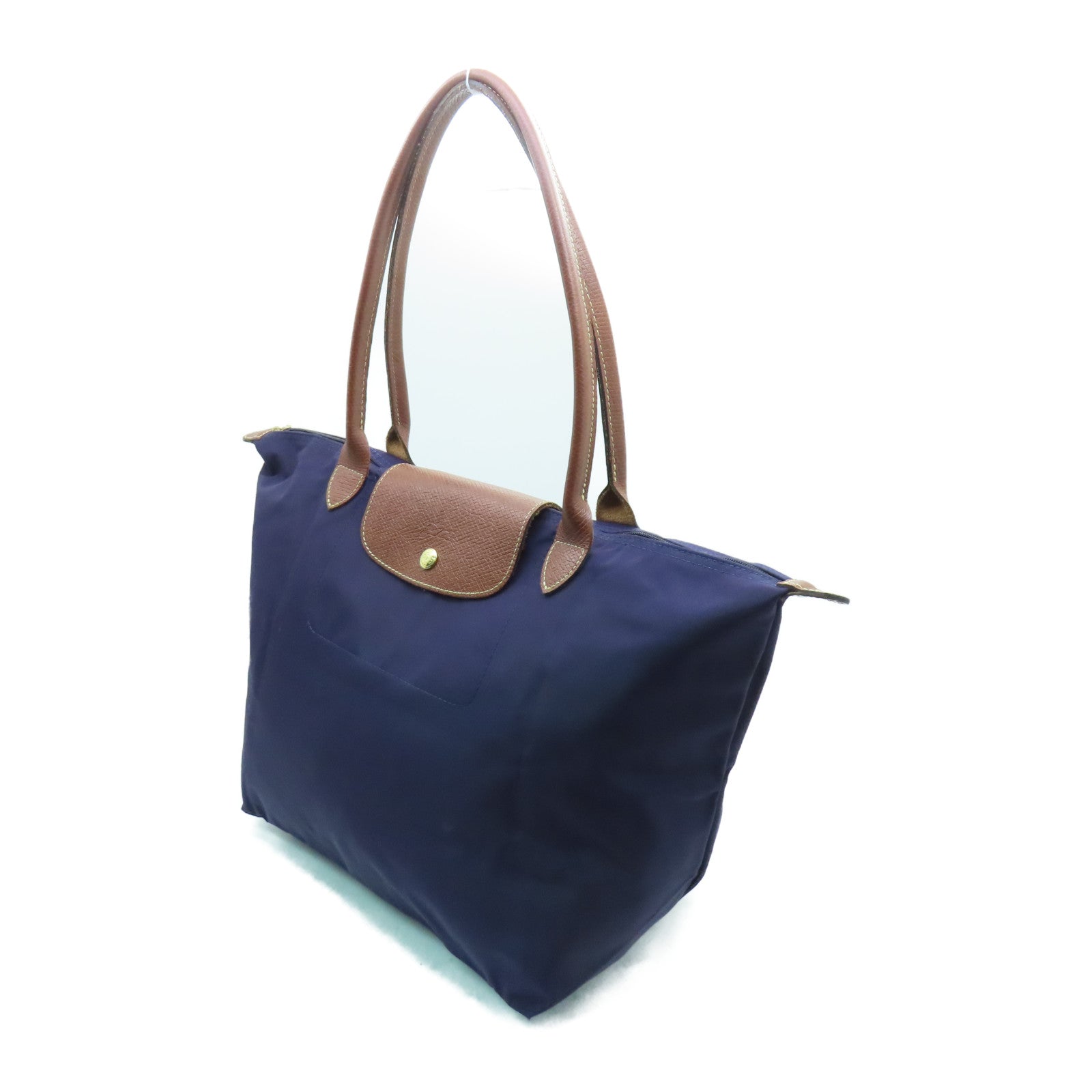 Longchamp 尼龍Shoulder Bag金扣肩背袋紫色