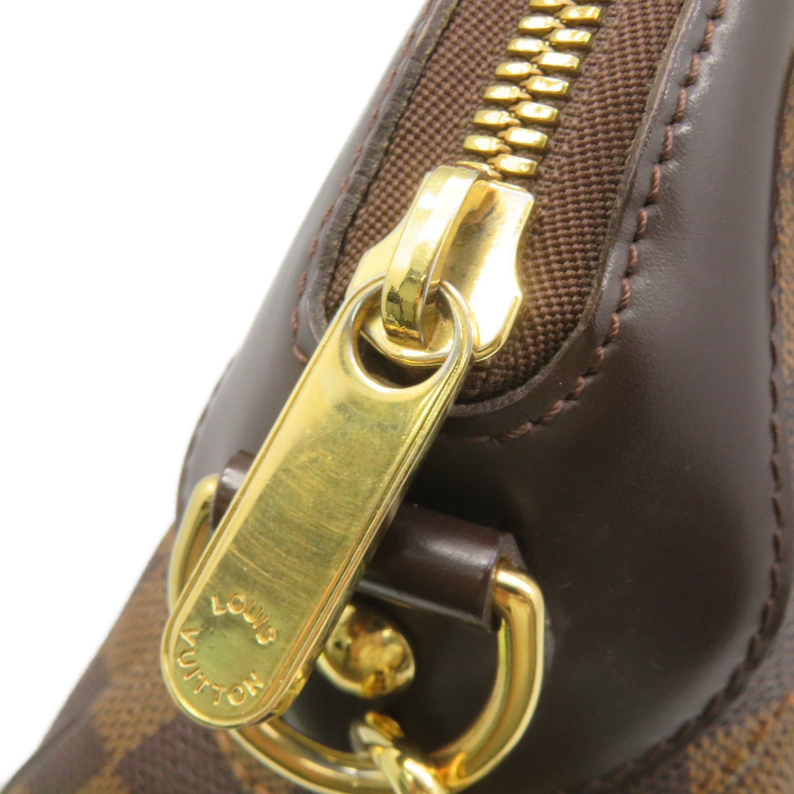 LOUIS VUITTON Damier Trevi PM 2Way Shoulder Bag手挽肩背兩用袋啡色