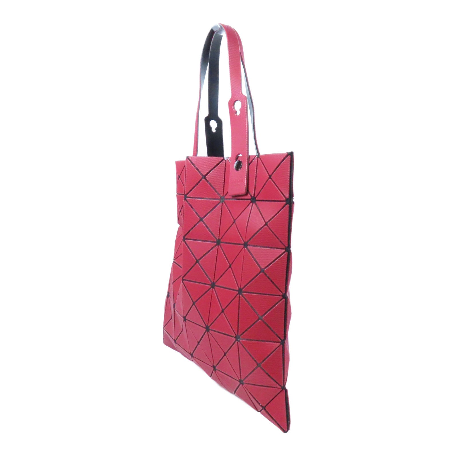 ISSEY MIYAKE PVC Shoulder Bag銀扣肩背袋紅色