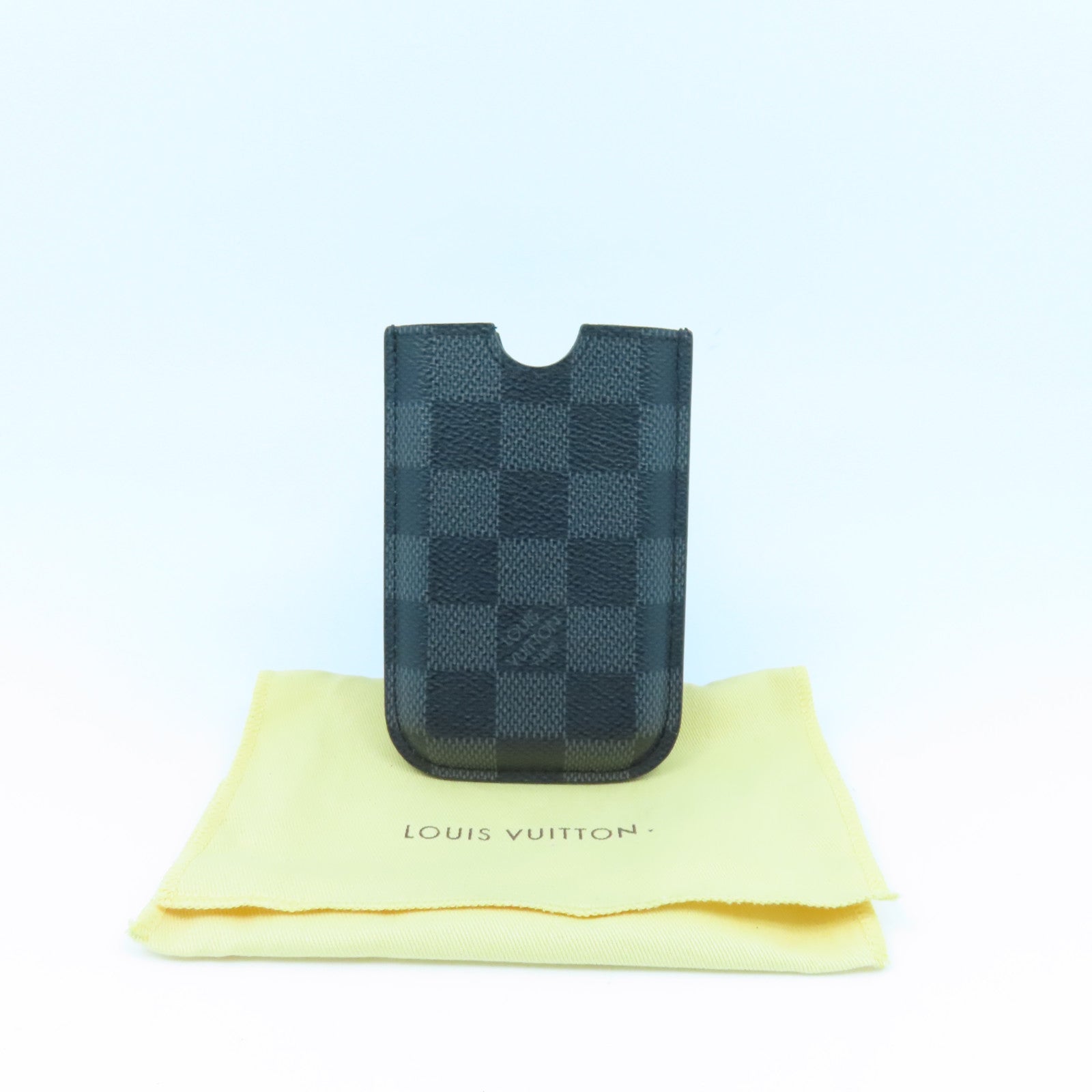LOUIS VUITTON 【激減優惠】Damier Graphite Phone Case手機殼黑色