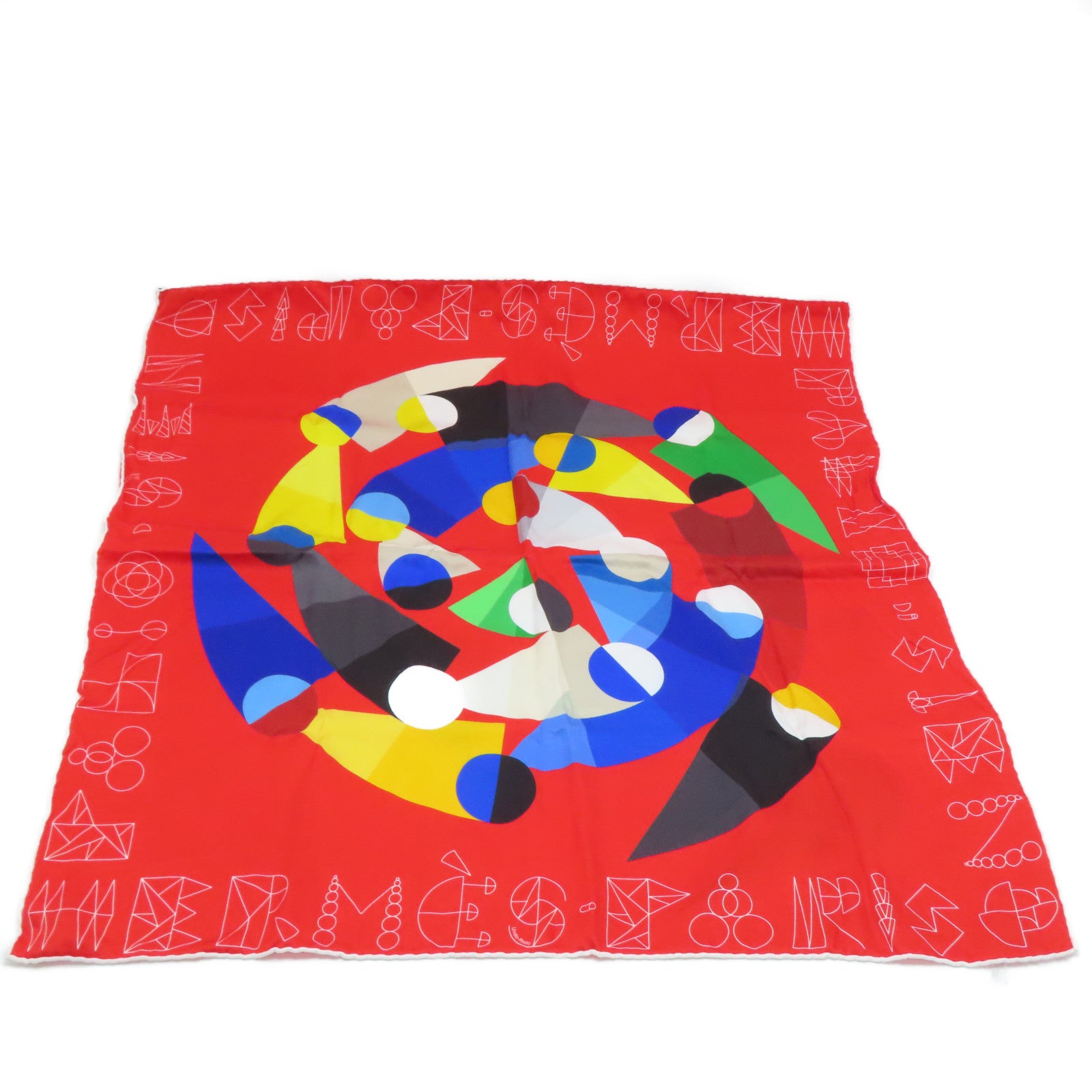 HERMES 【激減優惠】絲質Scarf 70cm絲巾紅色