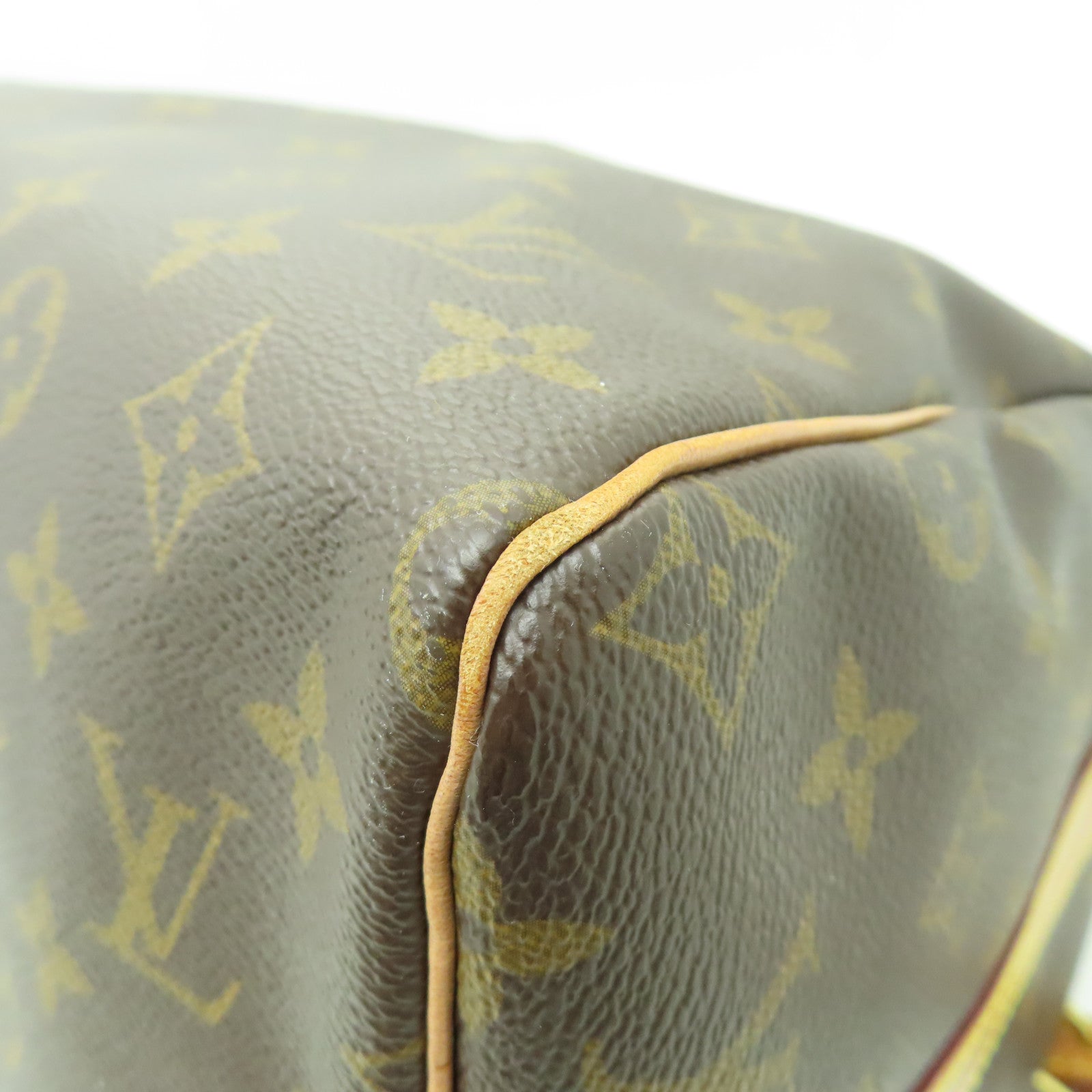 LOUIS VUITTON Monogram Speedy Bandouliere 30金扣手挽肩背兩用袋棕色