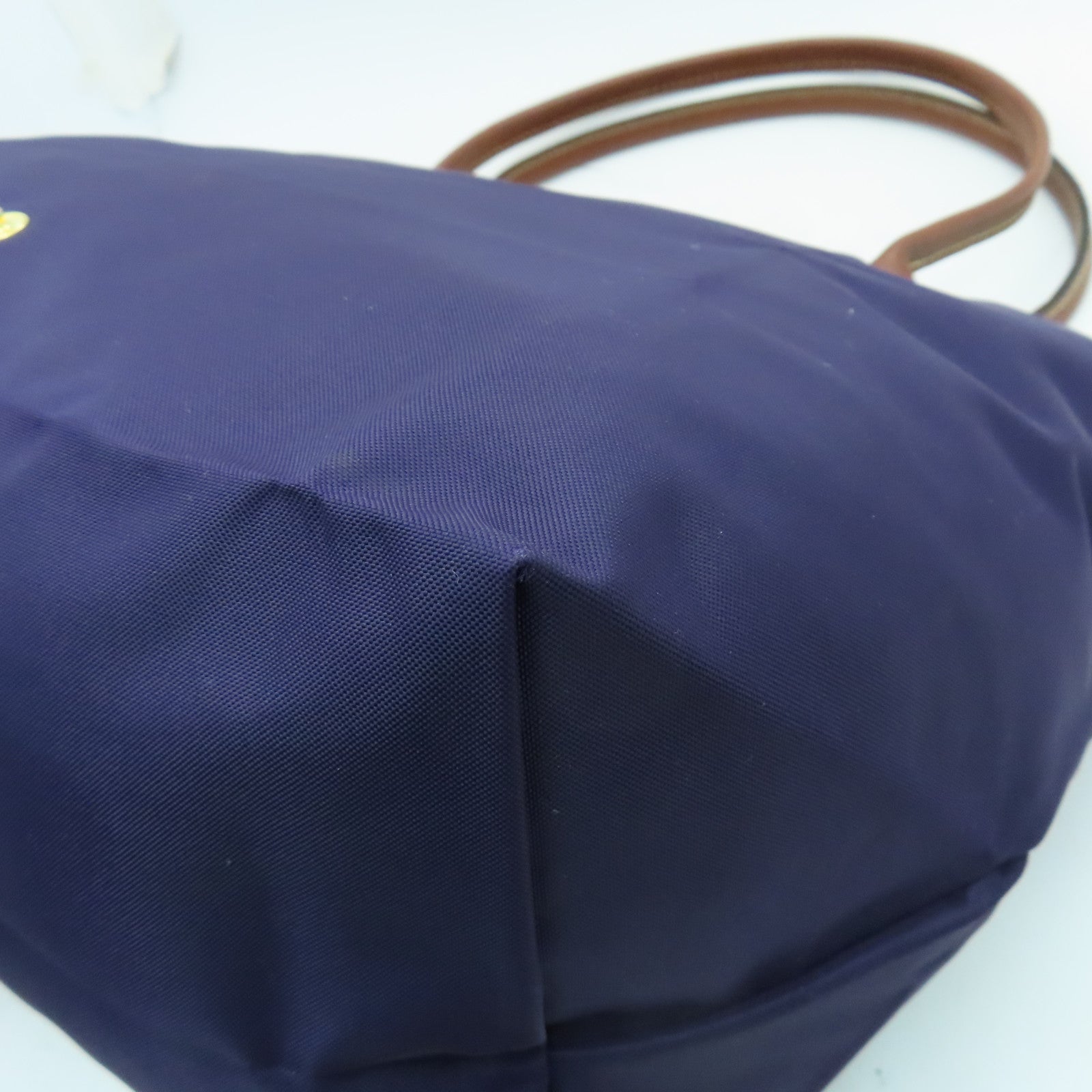 Longchamp 尼龍Shoulder Bag金扣肩背袋紫色