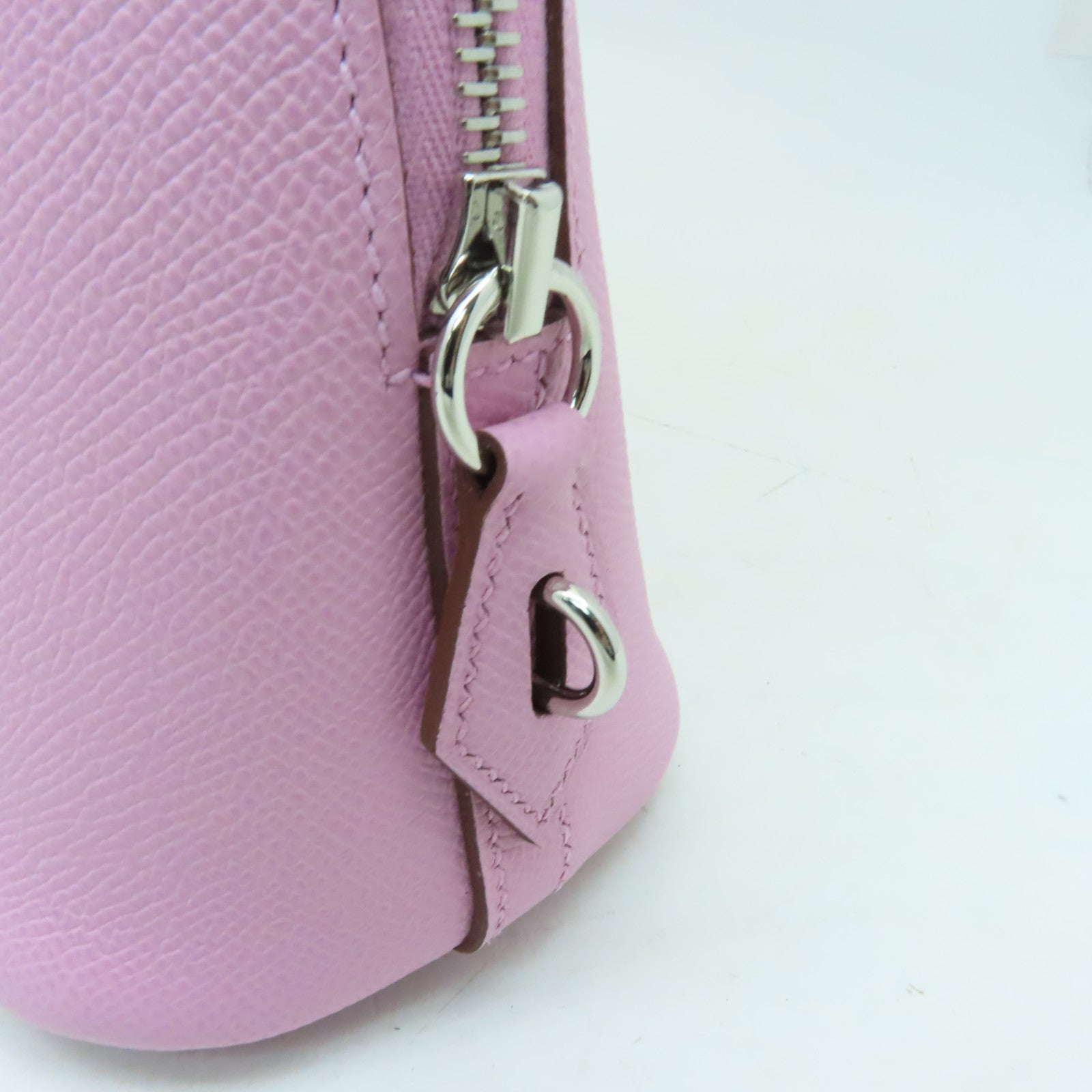 HERMES Epsom皮革Bolide 1923 25 Bag銀扣手挽肩背兩用袋Mauve Sylvestre錦葵紫色