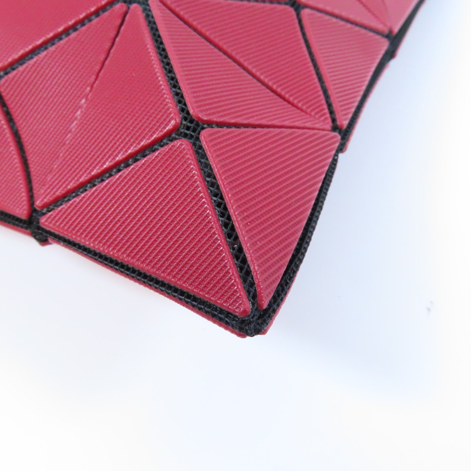 ISSEY MIYAKE PVC Shoulder Bag銀扣肩背袋紅色