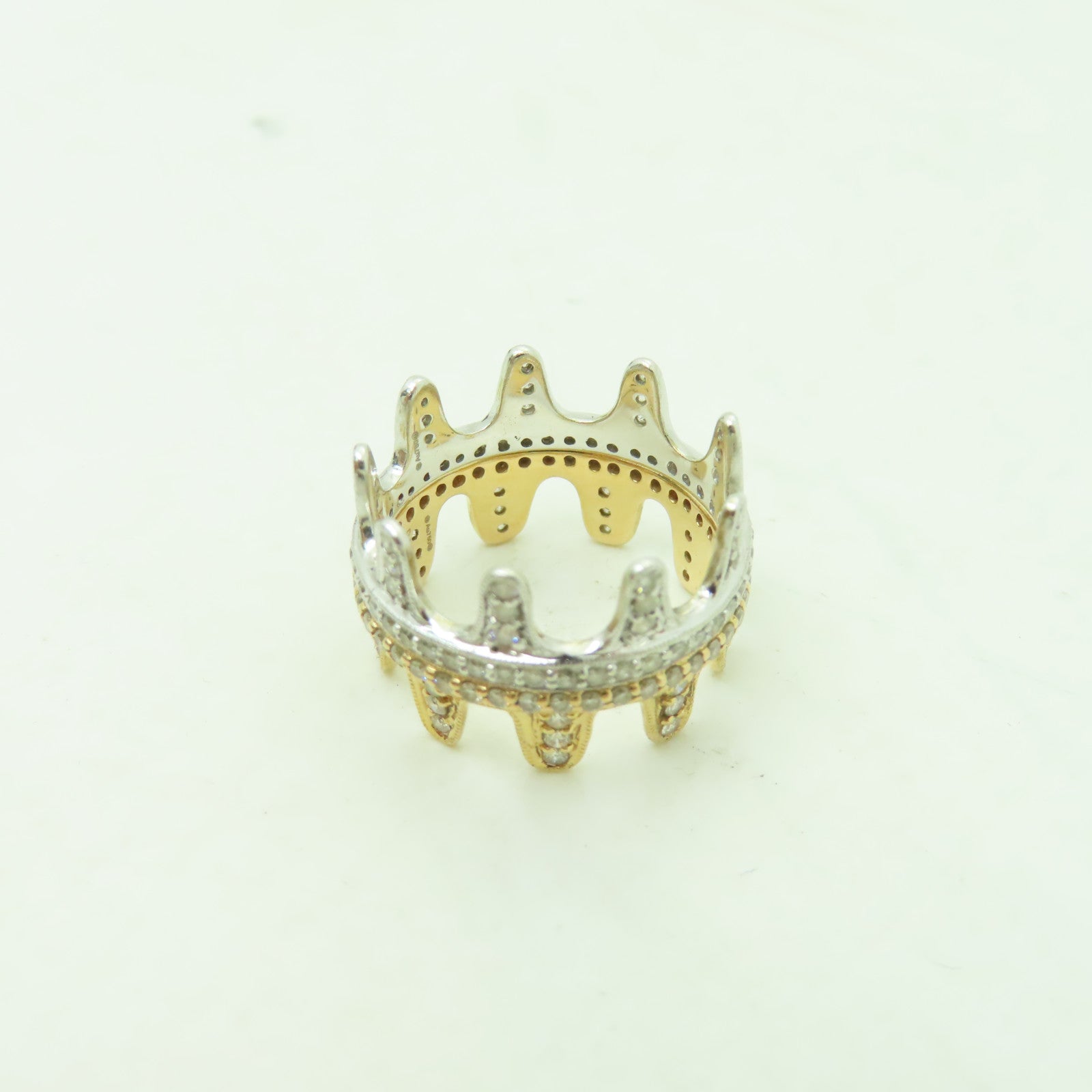 JEWELRY 【激減優惠】18K黃金/白金Diamond Ring 1.1ct鑽石戒指US#6