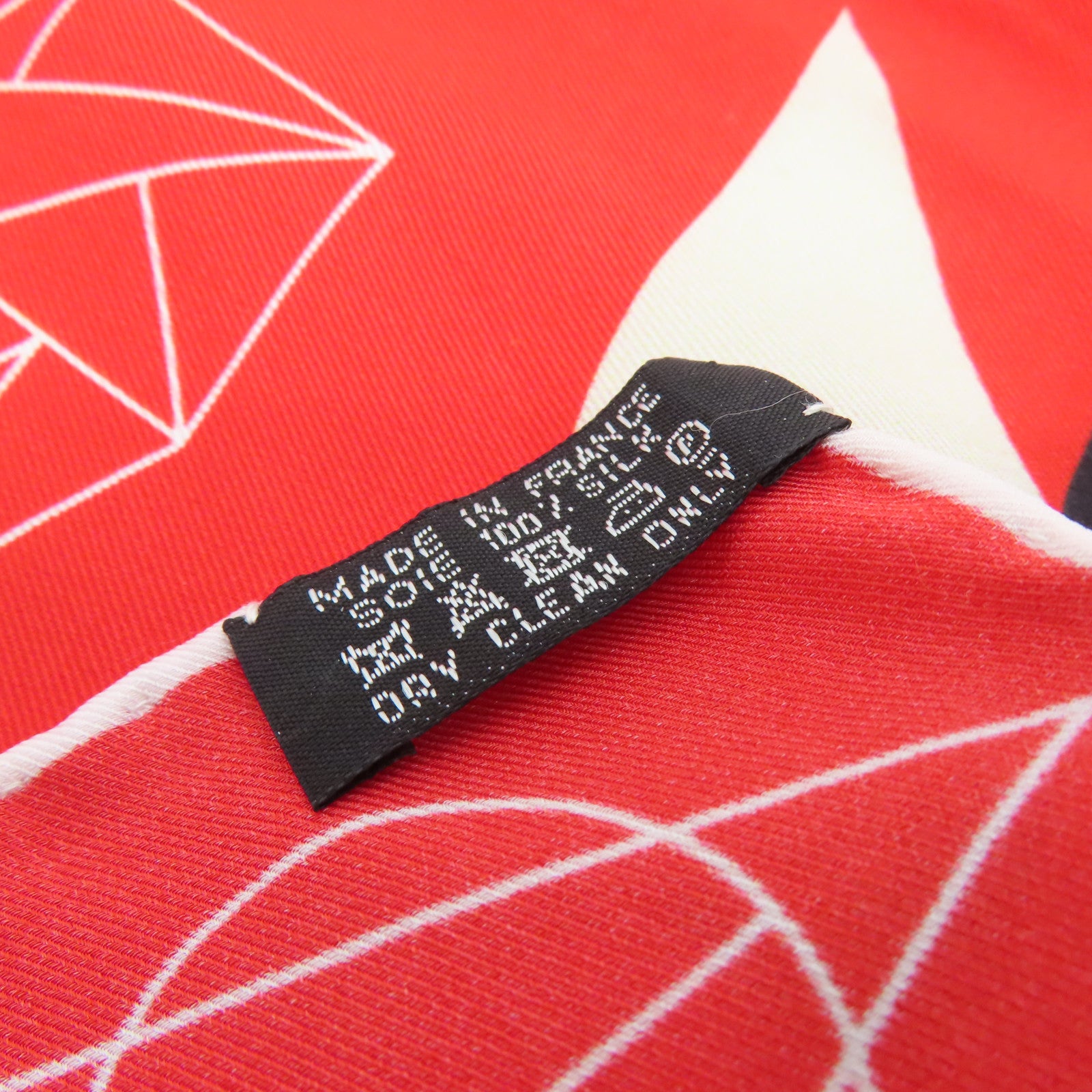 HERMES 【激減優惠】絲質Scarf 70cm絲巾紅色