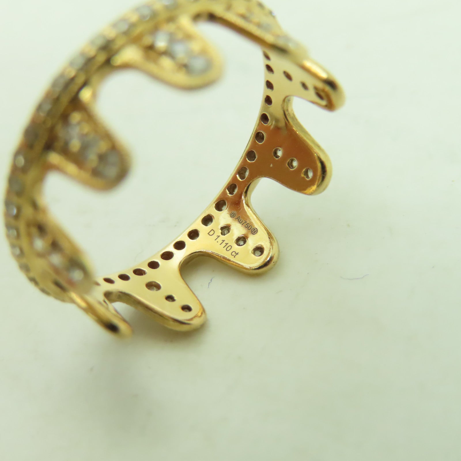 JEWELRY 【激減優惠】18K黃金/白金Diamond Ring 1.1ct鑽石戒指US#6