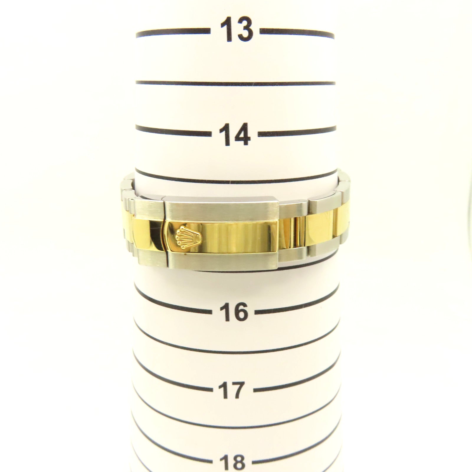 ROLEX 18K黃金/不鏽鋼/鑽石Datejust Watch自動機芯手錶黑色