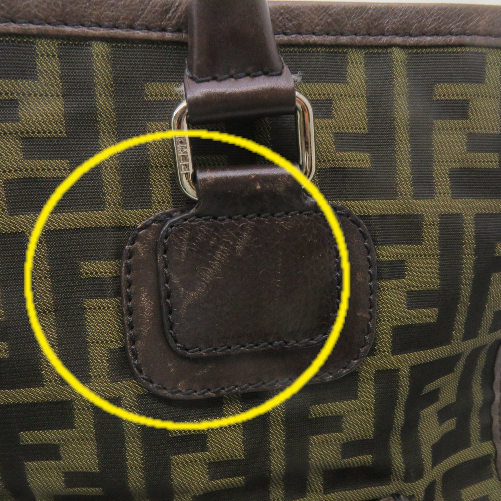 FENDI 帆布Tote Bag手挽袋啡色