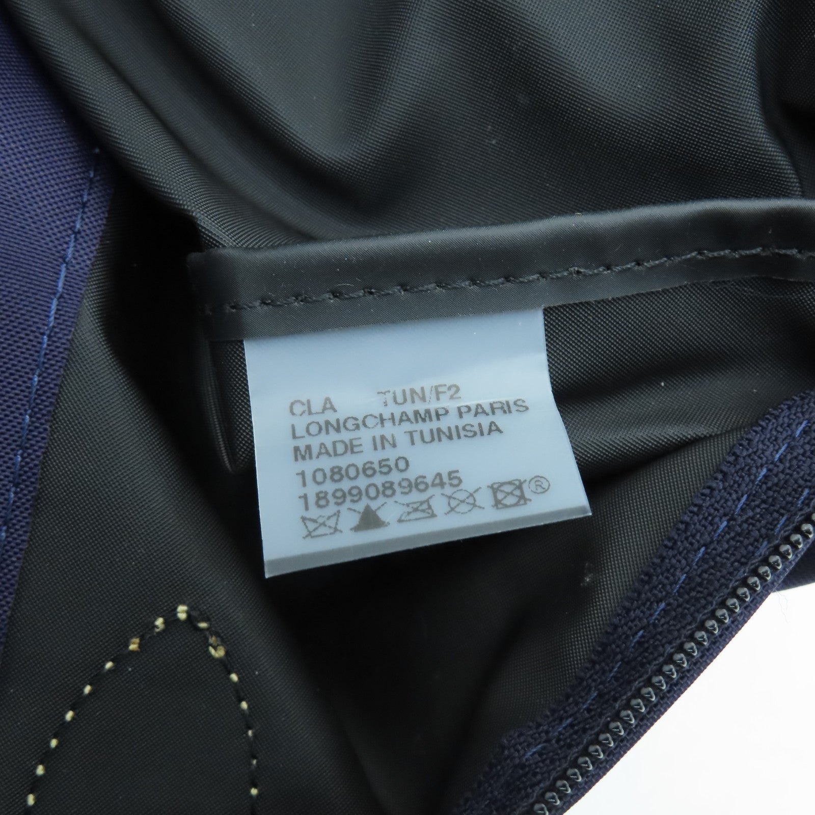 Longchamp 尼龍Shoulder Bag金扣肩背袋紫色