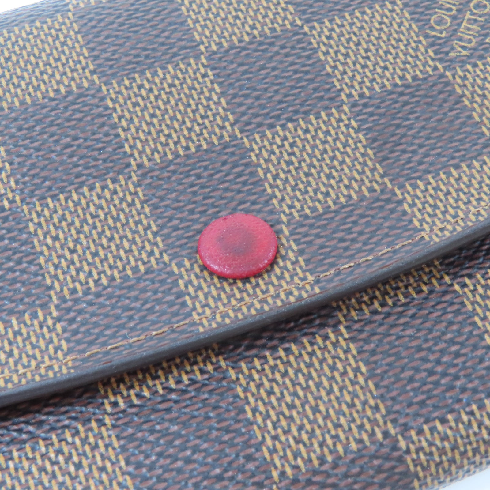 LOUIS VUITTON Damier Emily Long Wallet金扣長錢包啡色