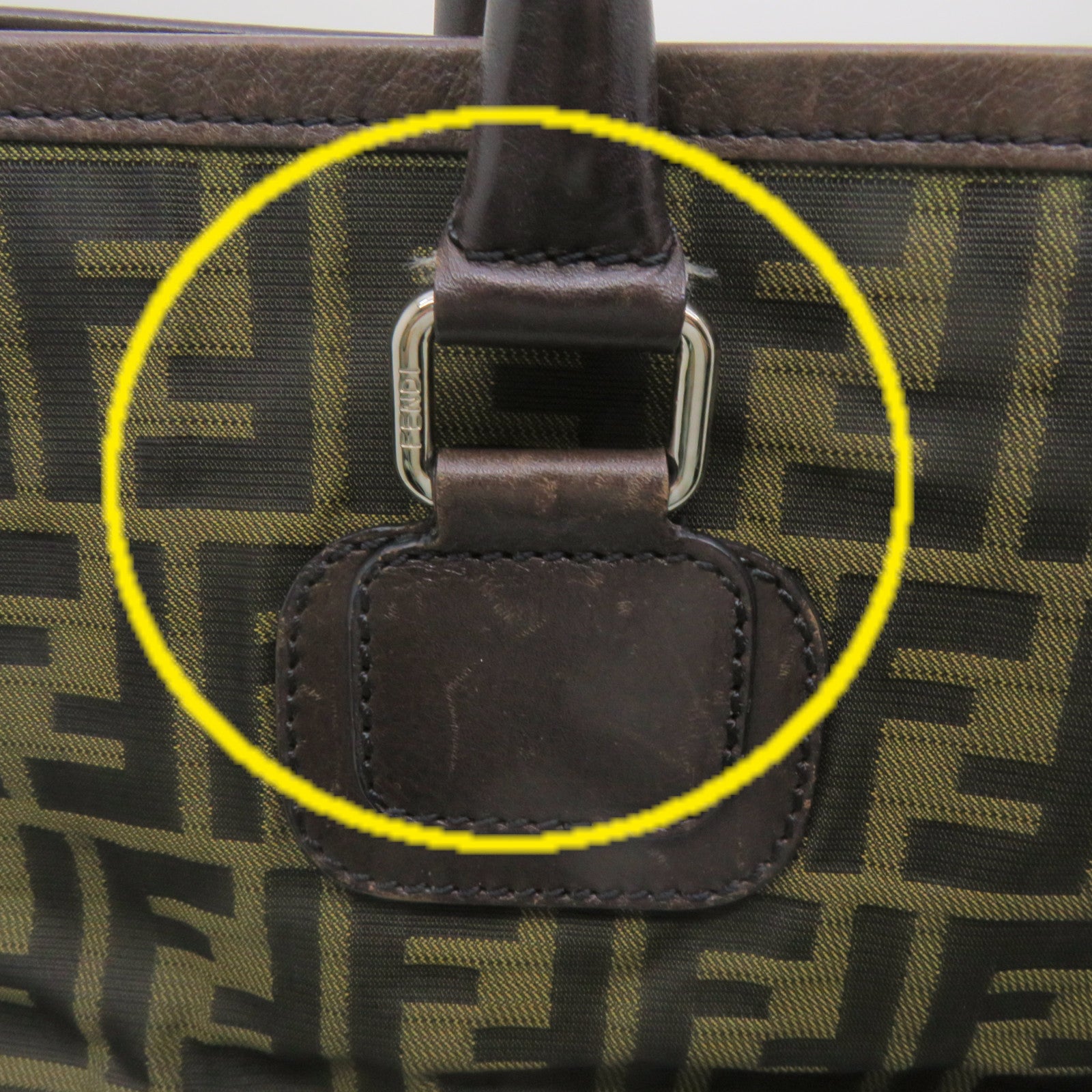 FENDI 帆布Tote Bag手挽袋啡色