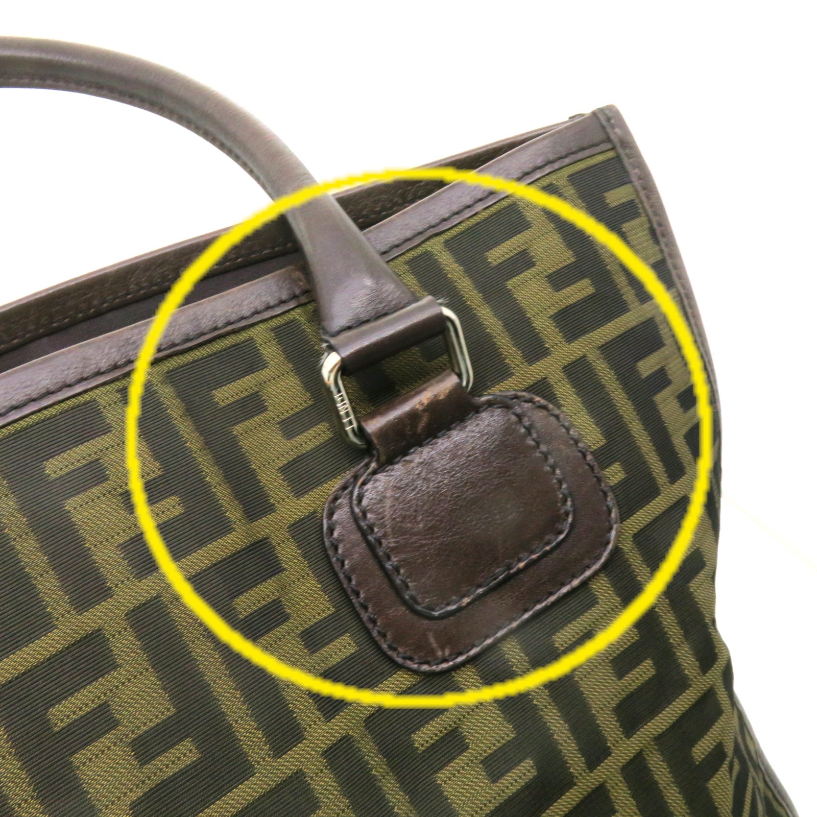FENDI 帆布Tote Bag手挽袋啡色